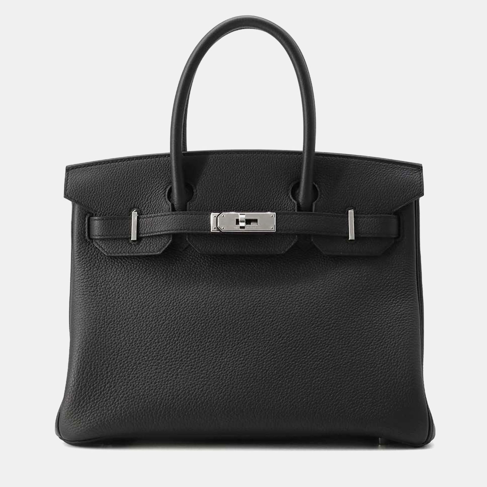 Hermes Black Togo Leather Birkin Bag Size 30