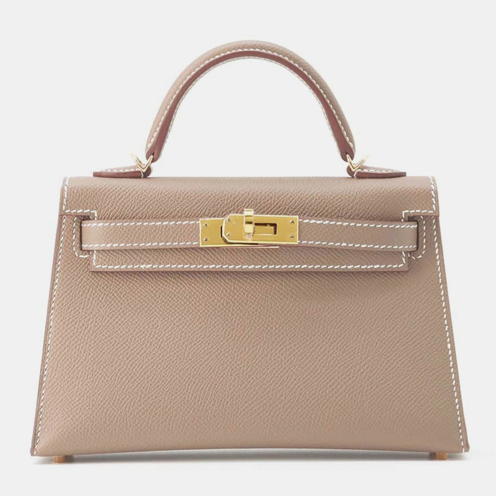 Hermes  Etoupe Epsom Mini Kelly Do Bag