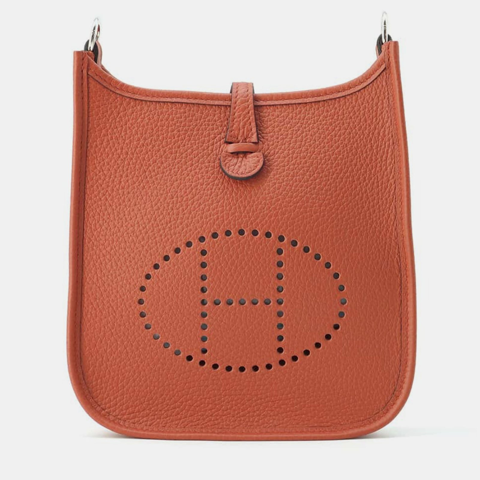 Hermes Maxi Quadrille Cuivre Taurillon Clemence Evelyne TPM