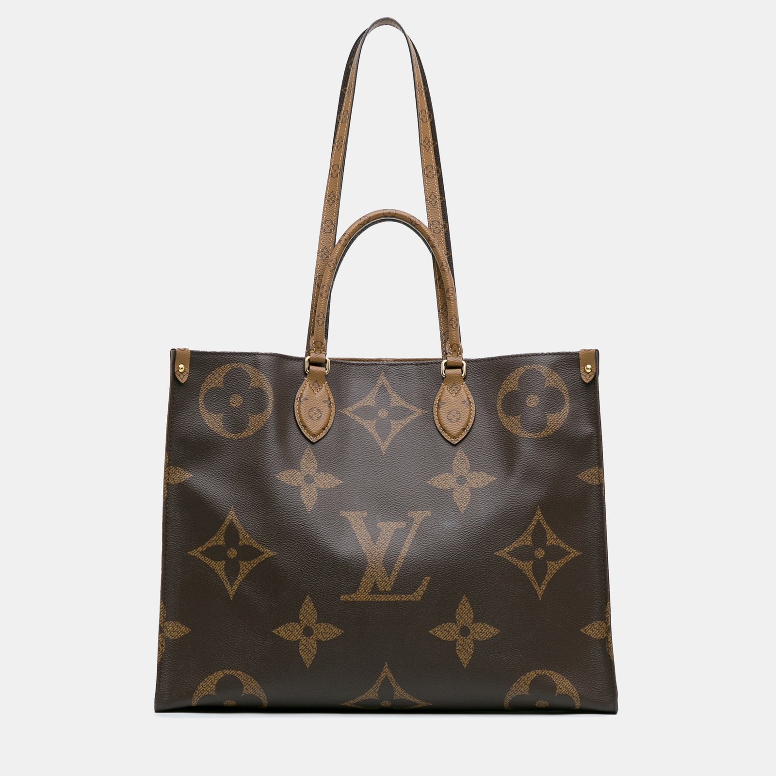 Louis Vuitton Brown Monogram Reverse Giant OnTheGo GM Tote Bag