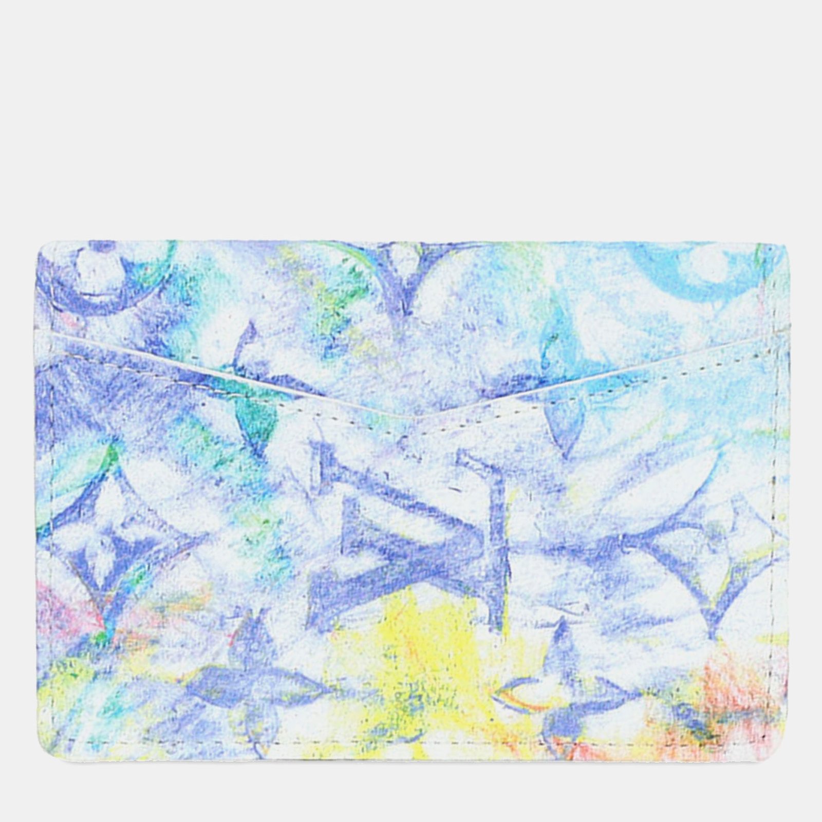 Louis Vuitton Multicolour Leather Monogram Watercolor Card Holder