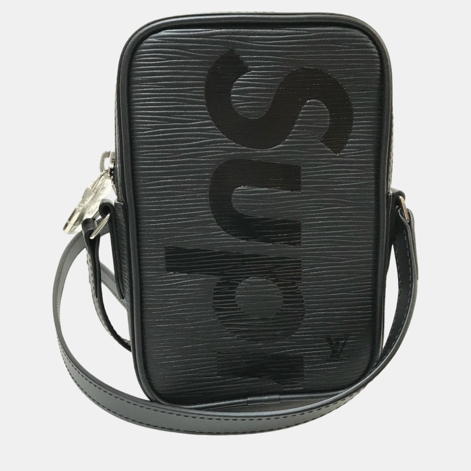 Louis Vuitton Noir Black Epi Leather Pochette Danube PPM Supreme Bag