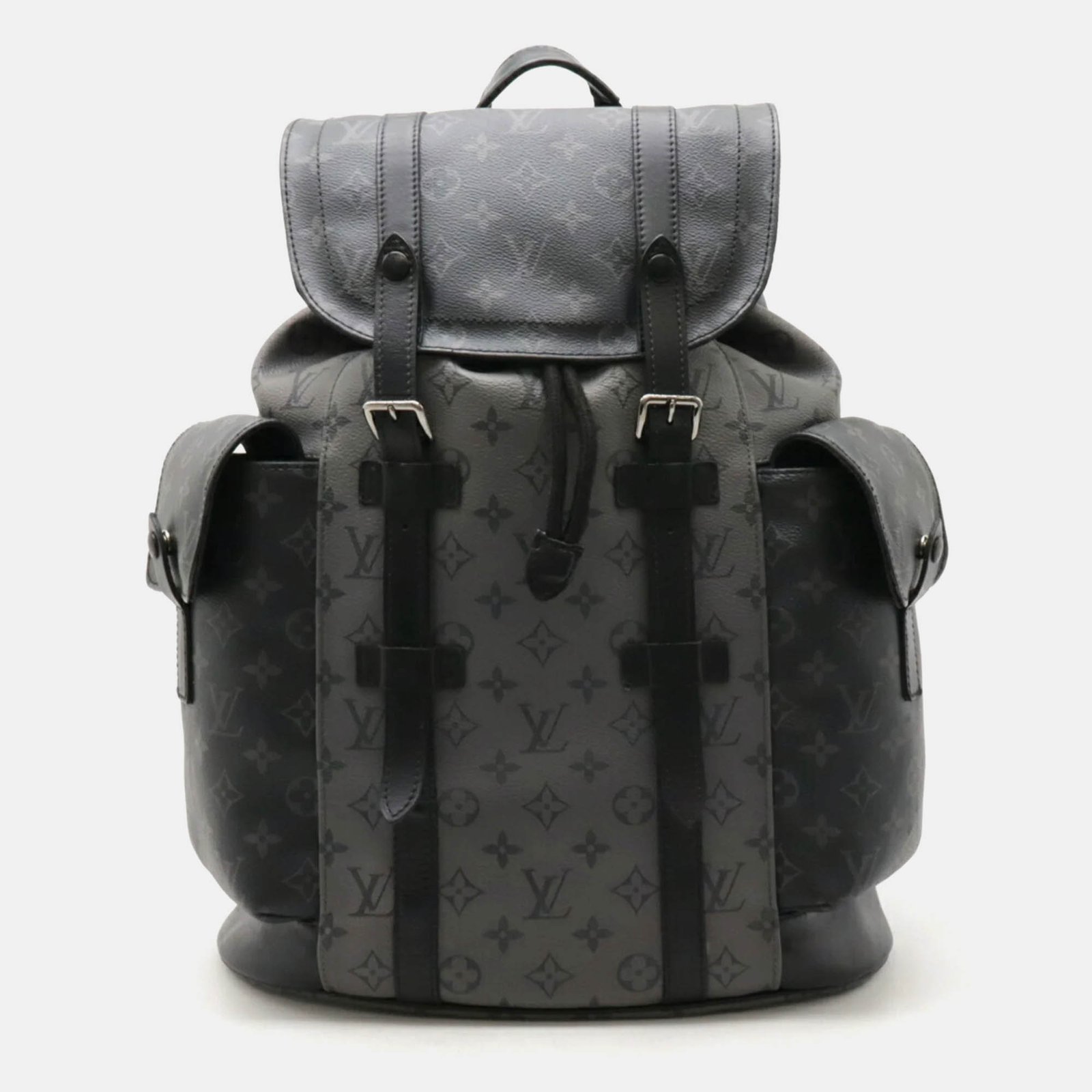 Louis Vuitton Grey Monogram Eclipse Christopher MM Backpack