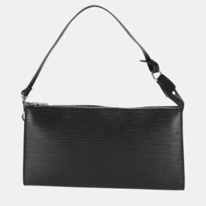 Louis Vuitton Black Epi Pochette Accessoires bag