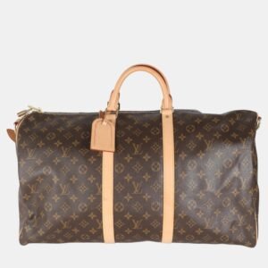 Louis Vuitton Monogram Canvas Keepall Bandouliere 55 bag