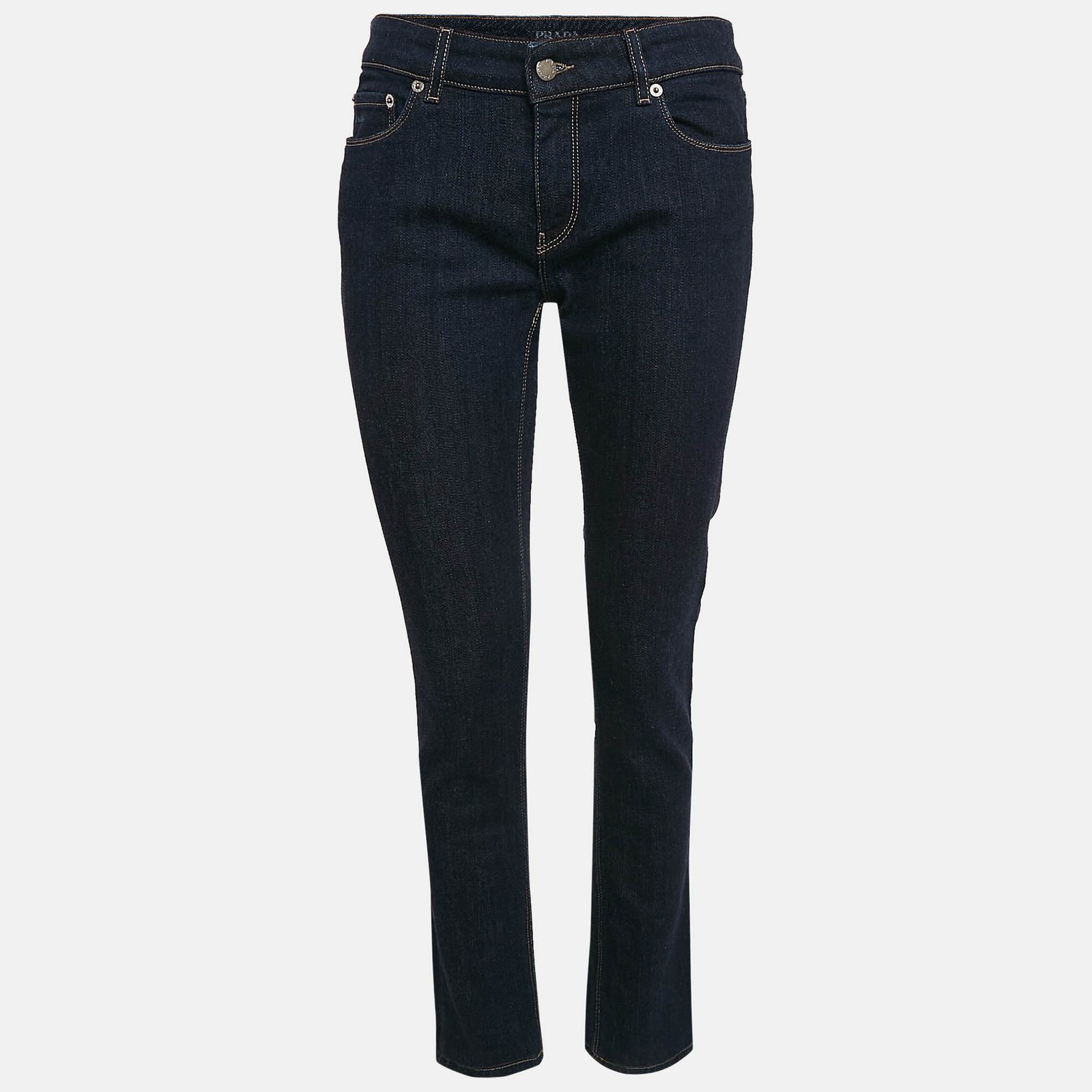 Prada Blue Denim Contour Fit Jeans M Waist 27"