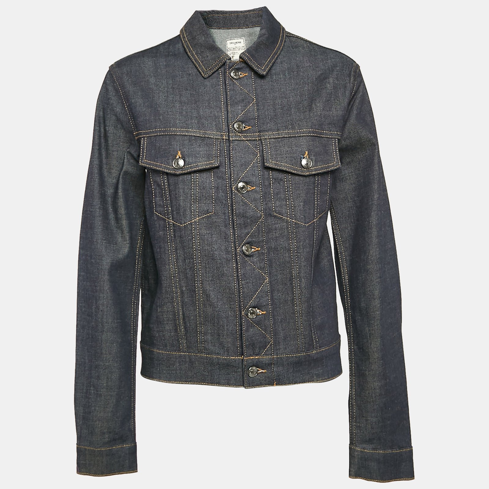 Zadig & Voltaire Blue Denim Base Brut Jacket XS