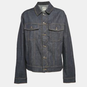 Zadig & Voltaire Blue Denim Button Front Jacket XL