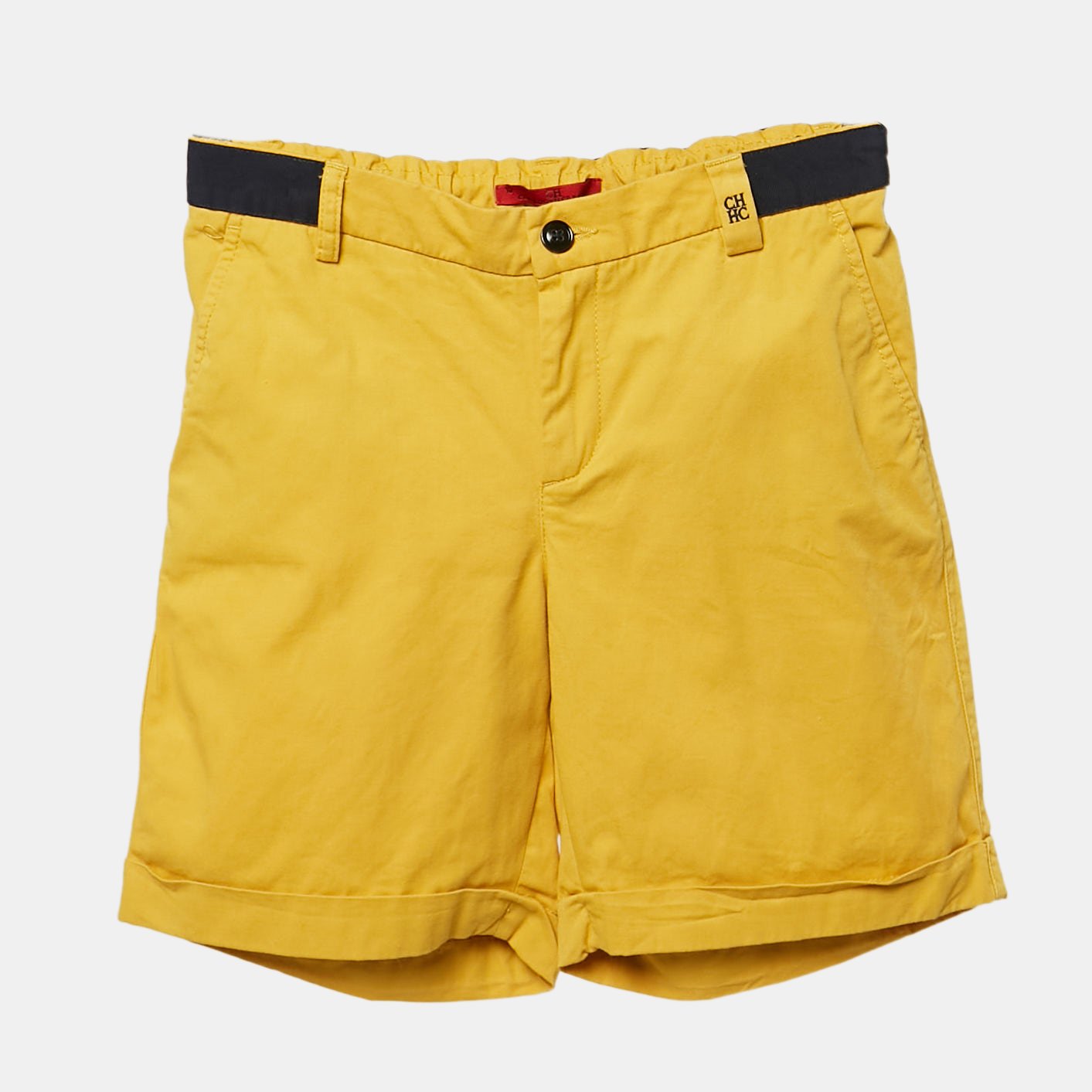 CH Carolina Herrera Kids Yellow Cotton Shorts 10 Yrs