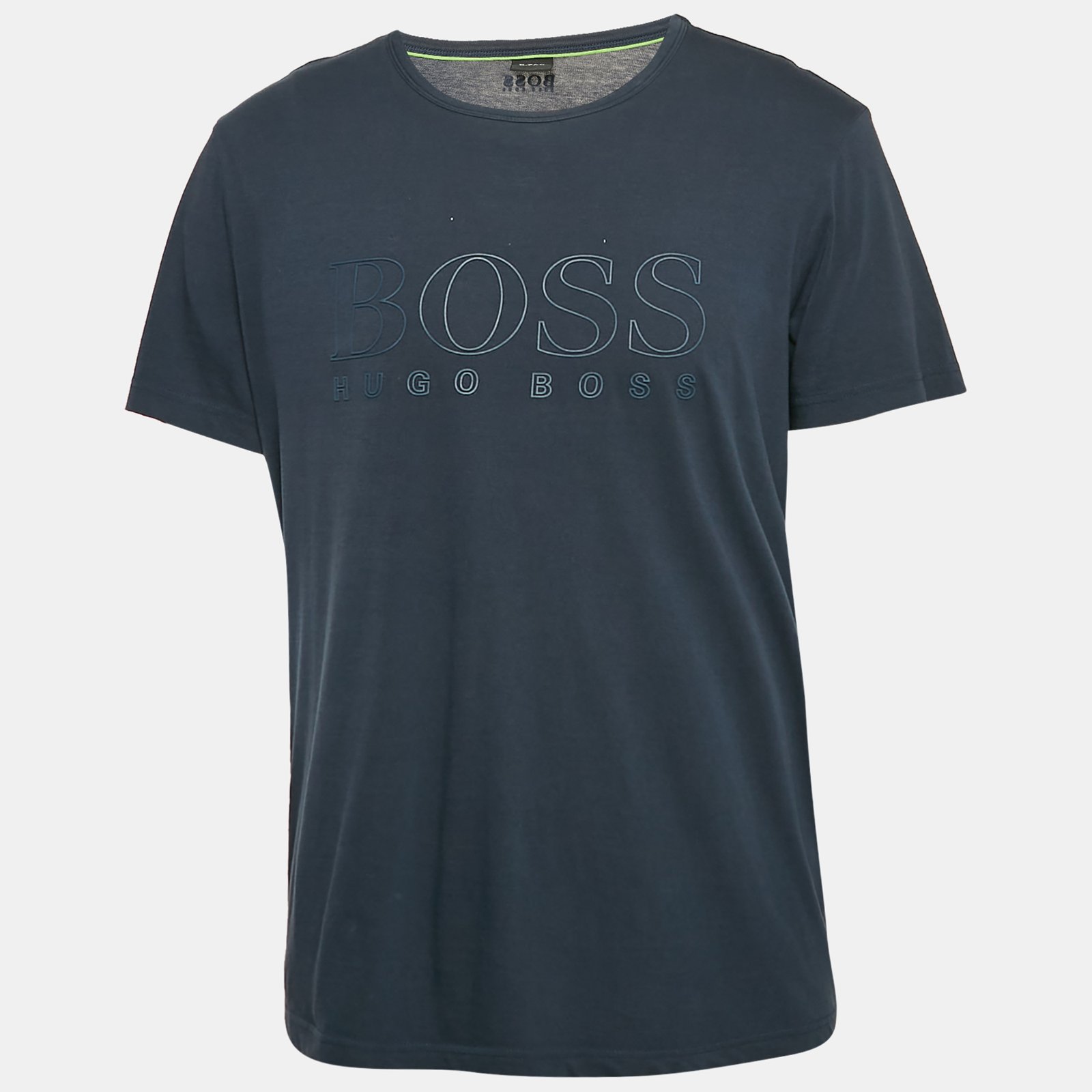 Boss By Hugo Boss Blue Logo Print Jersey T-Shirt XL