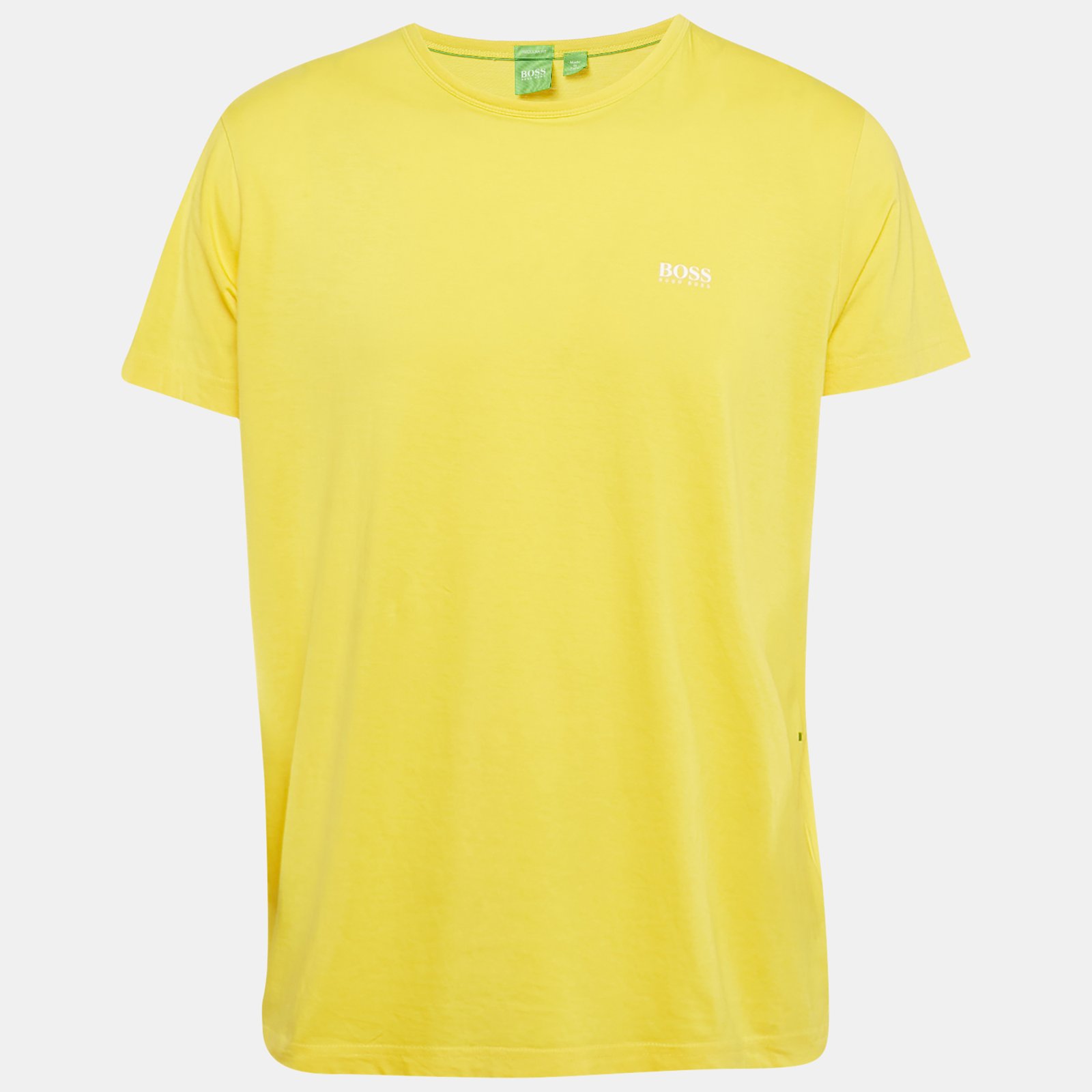 Hugo Boss Yellow Jersey Short Sleeve T-Shirt XL