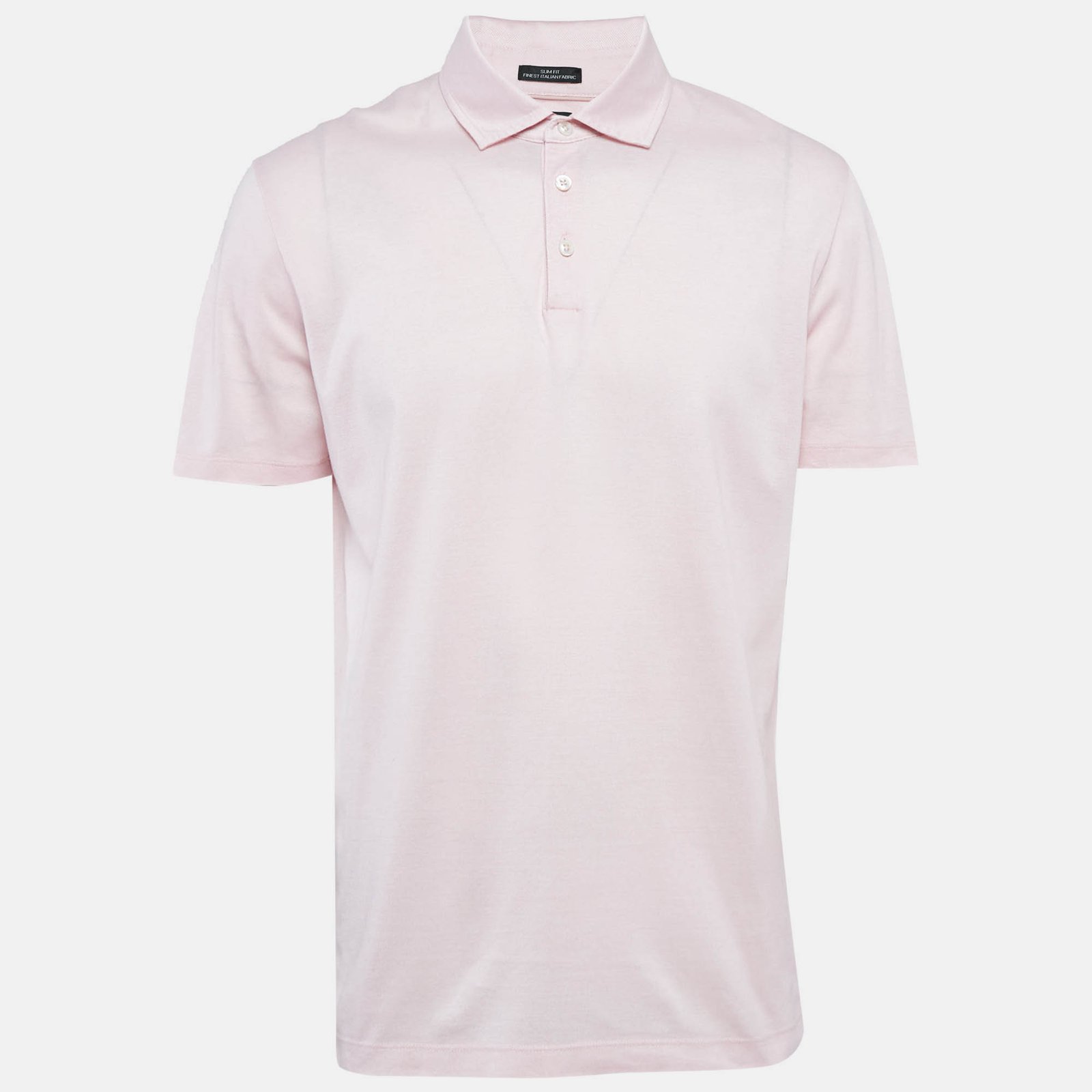 Boss By Hugo Boss Pink Pique Cotton Pryde Polo T-Shirt XL