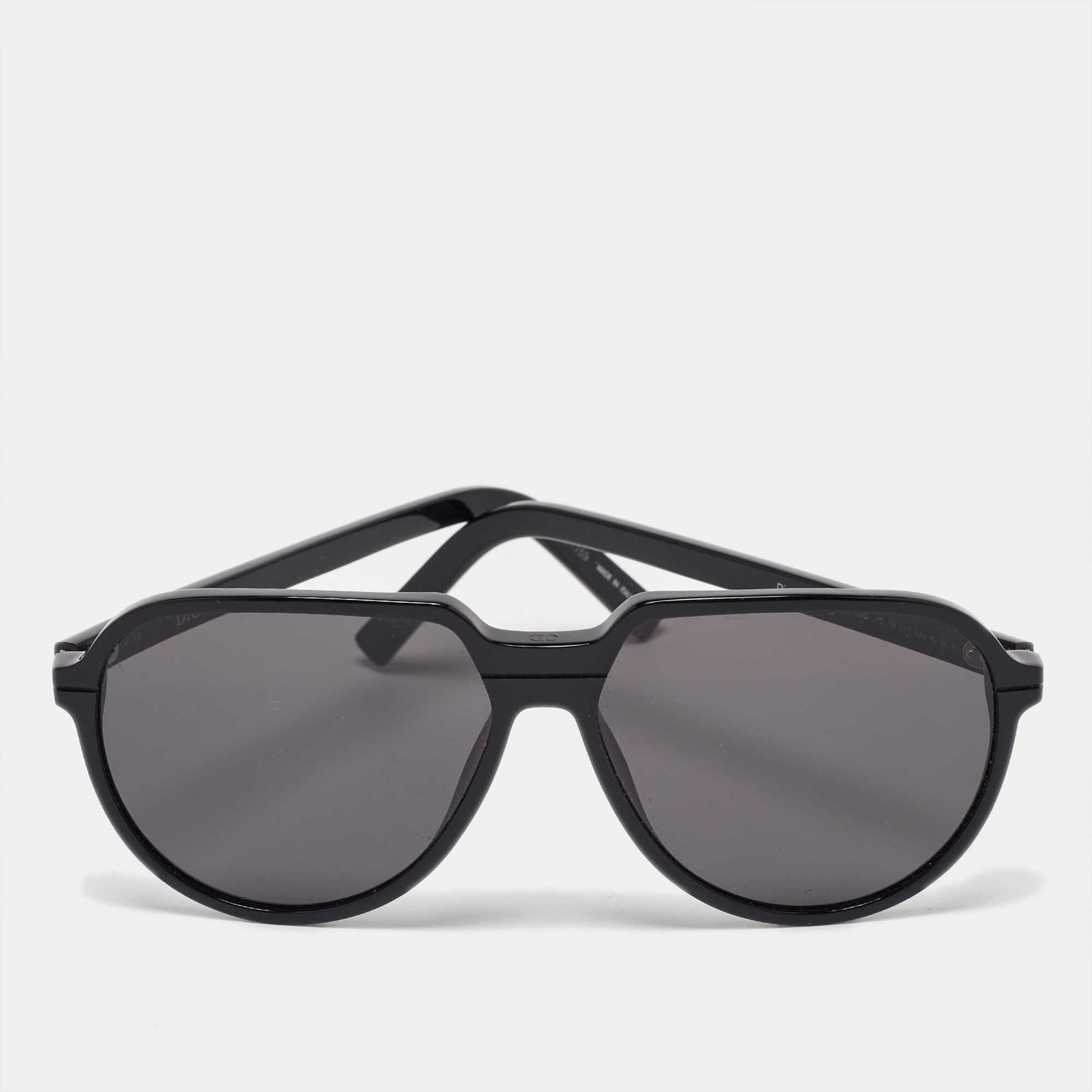 Dior DiorEssential AI 10A0 Black Aviator Sunglasses