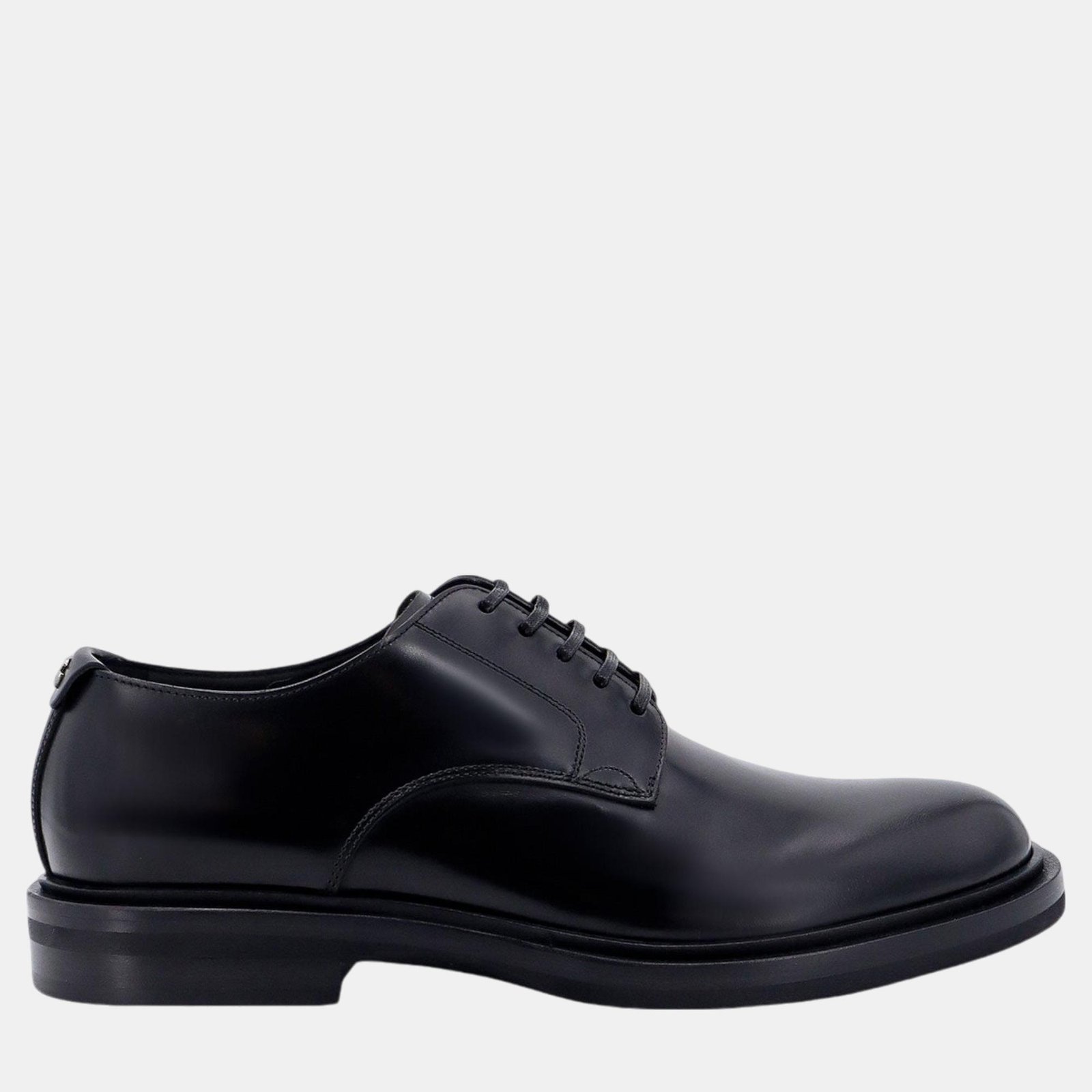 Dolce & Gabbana Black Lace Up Shoe 40