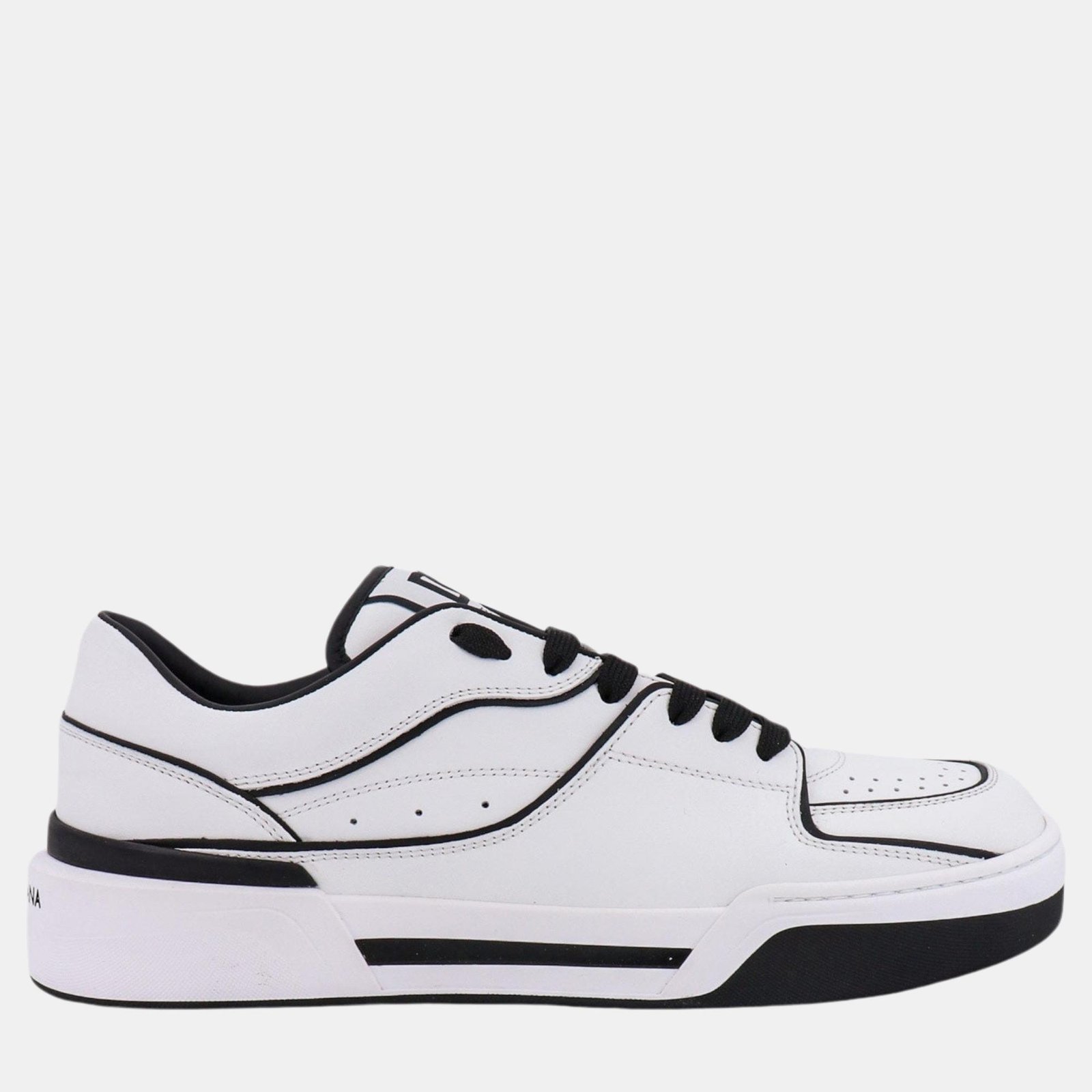 Dolce & Gabbana White New Roma Sneakers 39