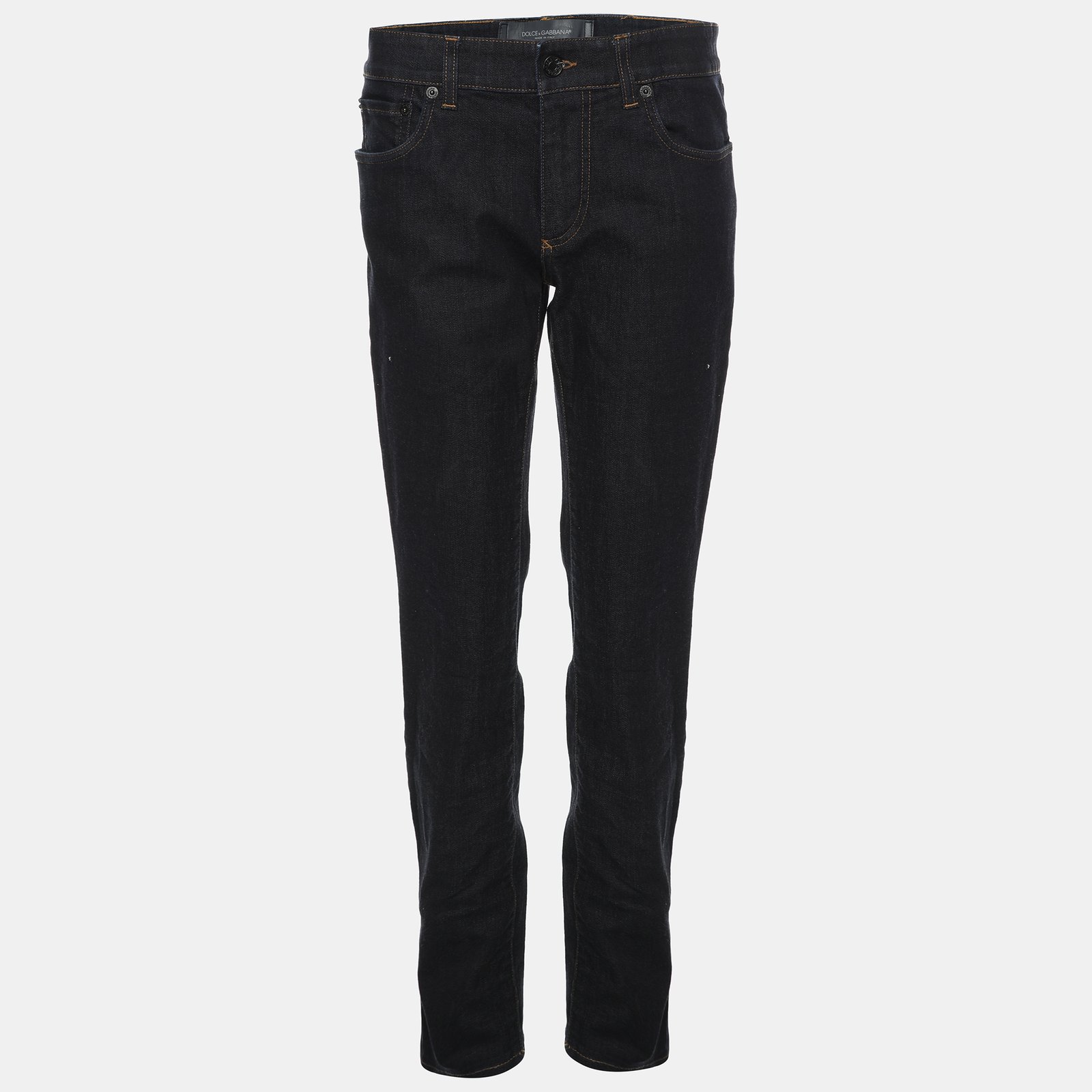 Dolce and Gabbana Dark Blue Denim Stretch Jeans S