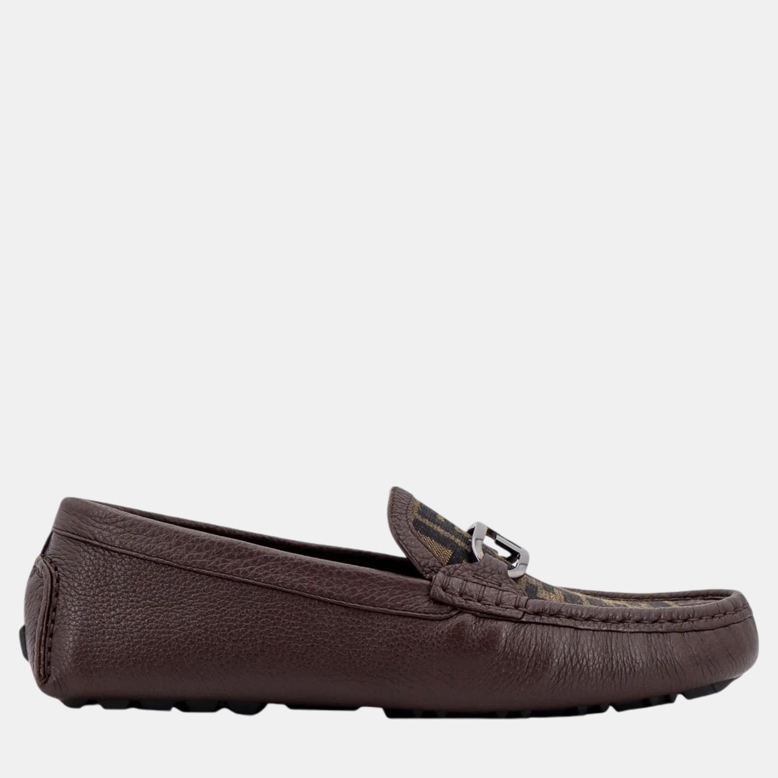Fendi Brown Driver O'Lock Sneakers 5