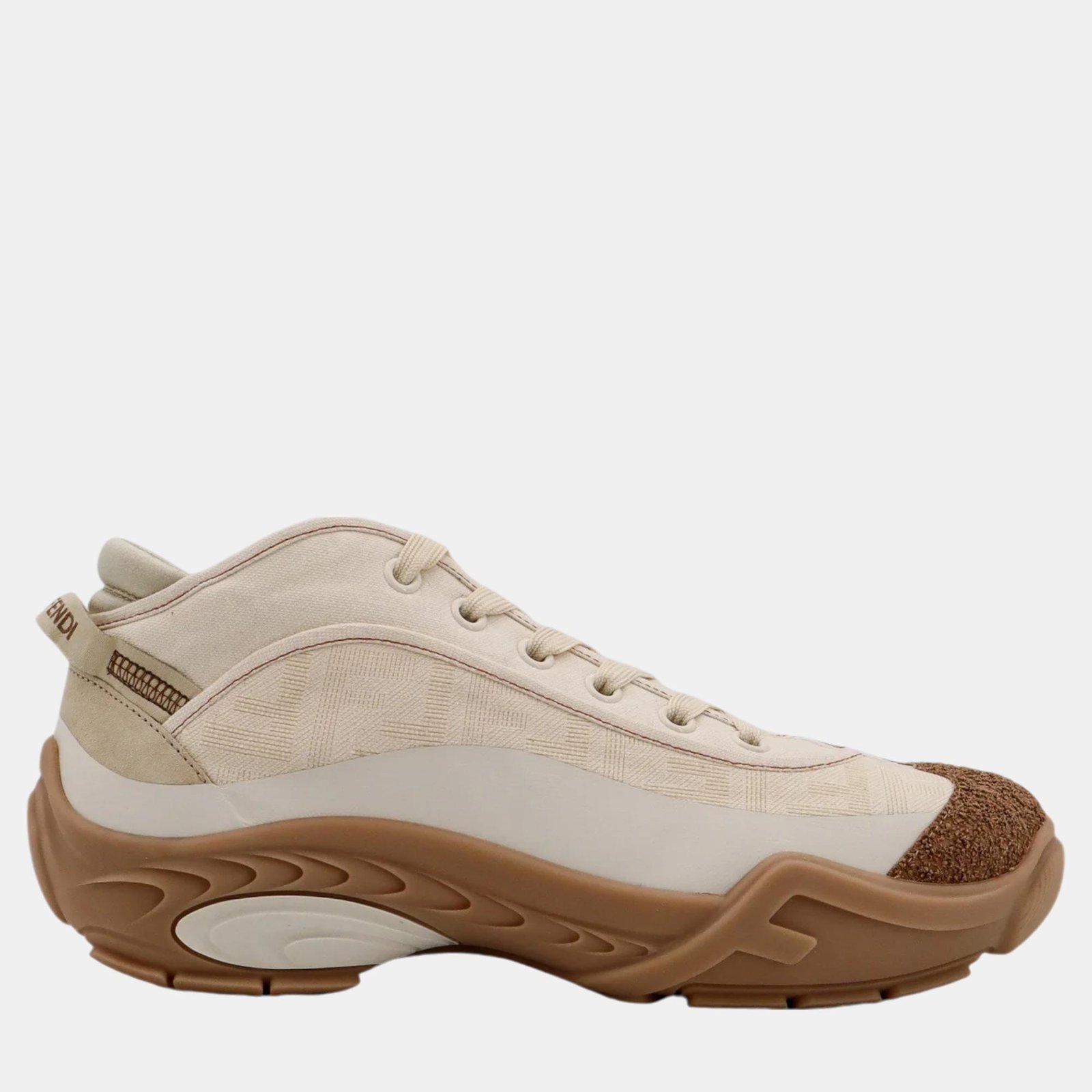 Fendi Beige Fendi Lab Sneakers 10