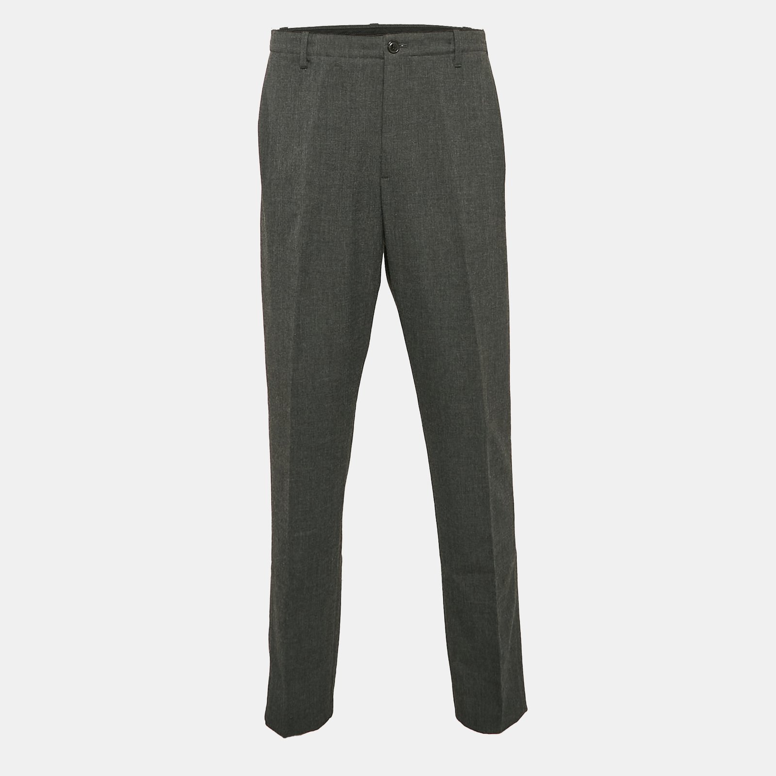 Giorgio Armani Grey Crepe Formal Trousers XXL