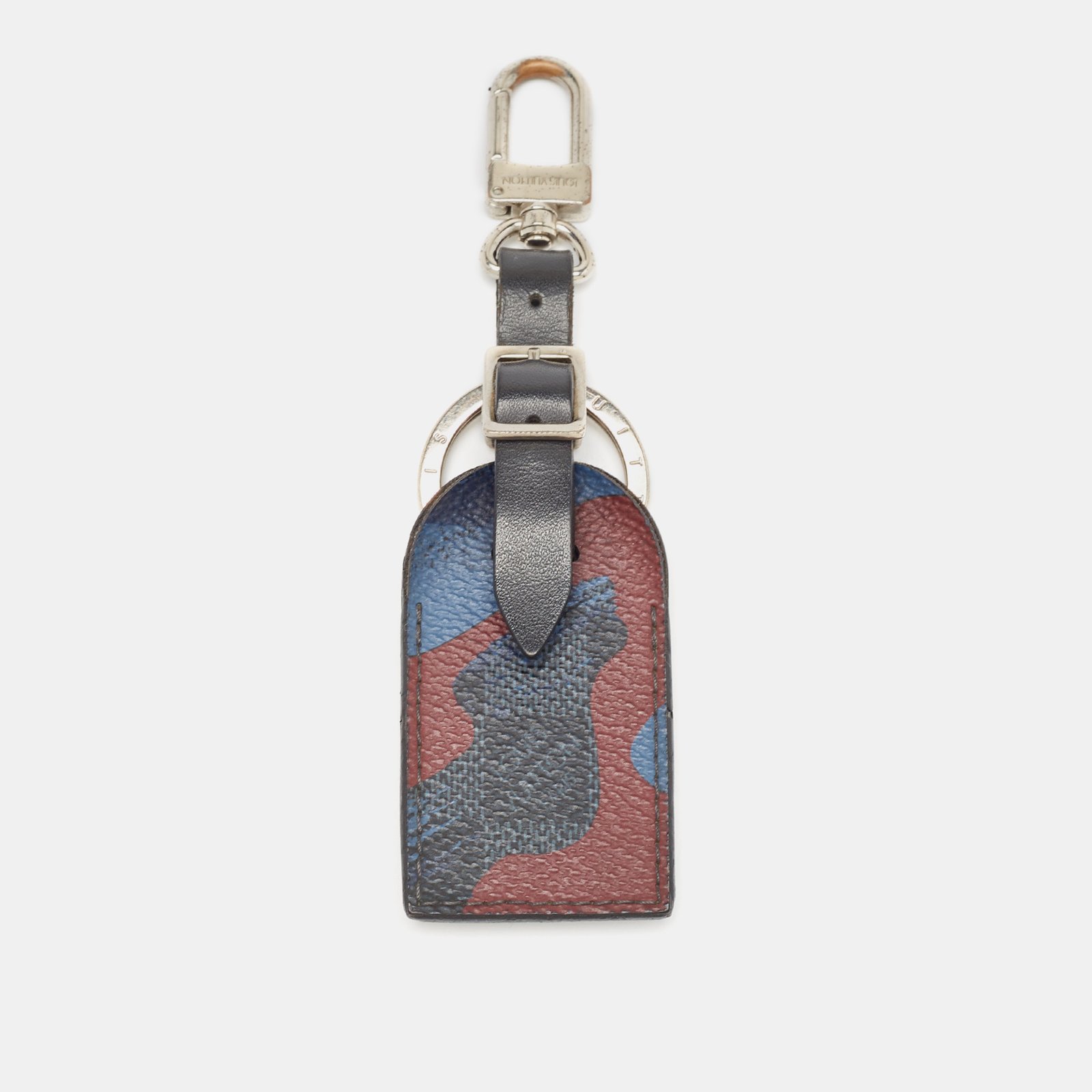 Louis Vuitton Damier Graphite Camouflage/Leather Luggage Name Tag