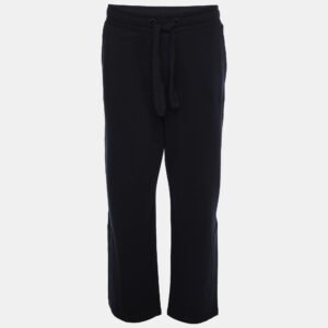 Moncler Navy Blue Cotton Drawstring Track Pant XL