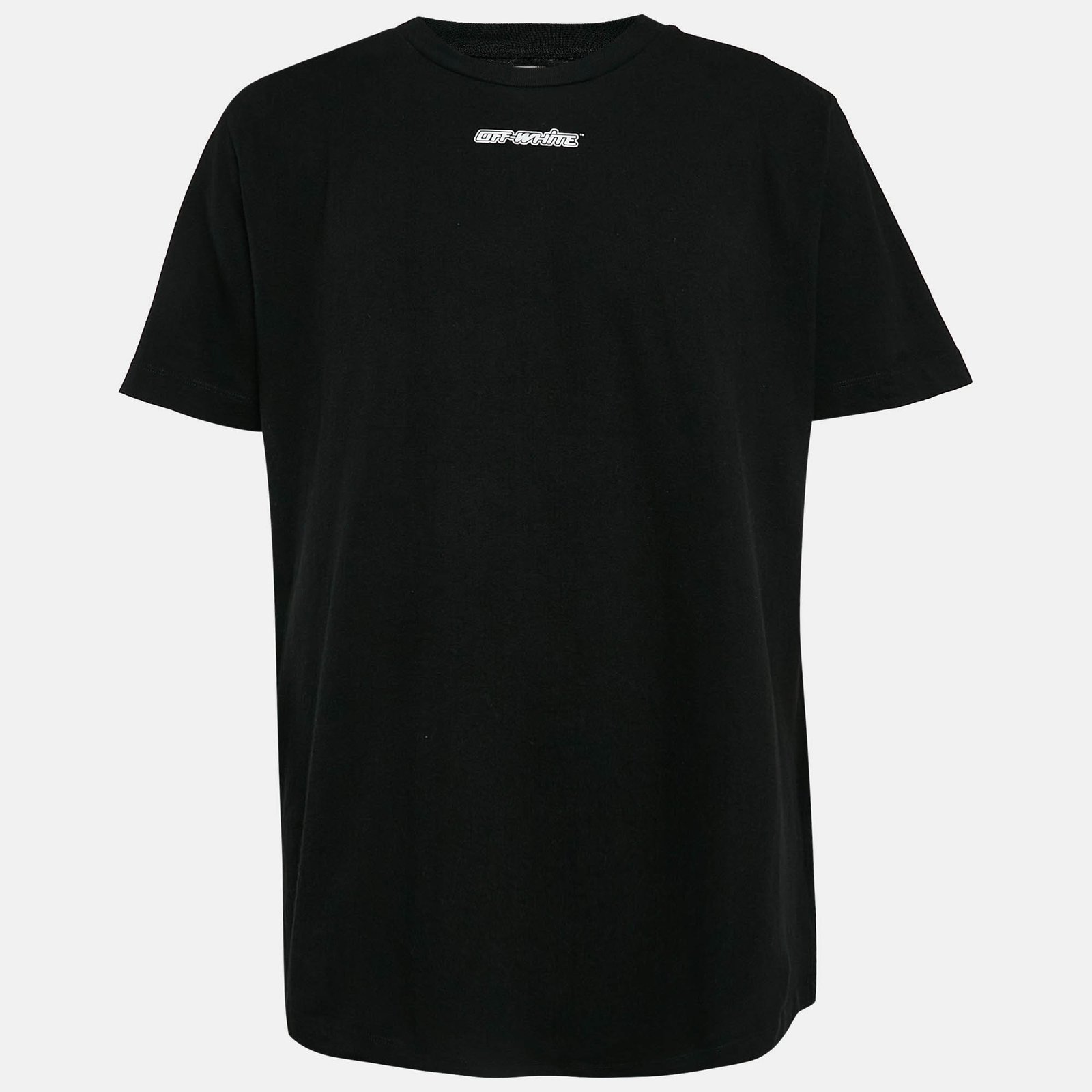 Off-White Black Arrow Print Cotton Jersey T-Shirt XL
