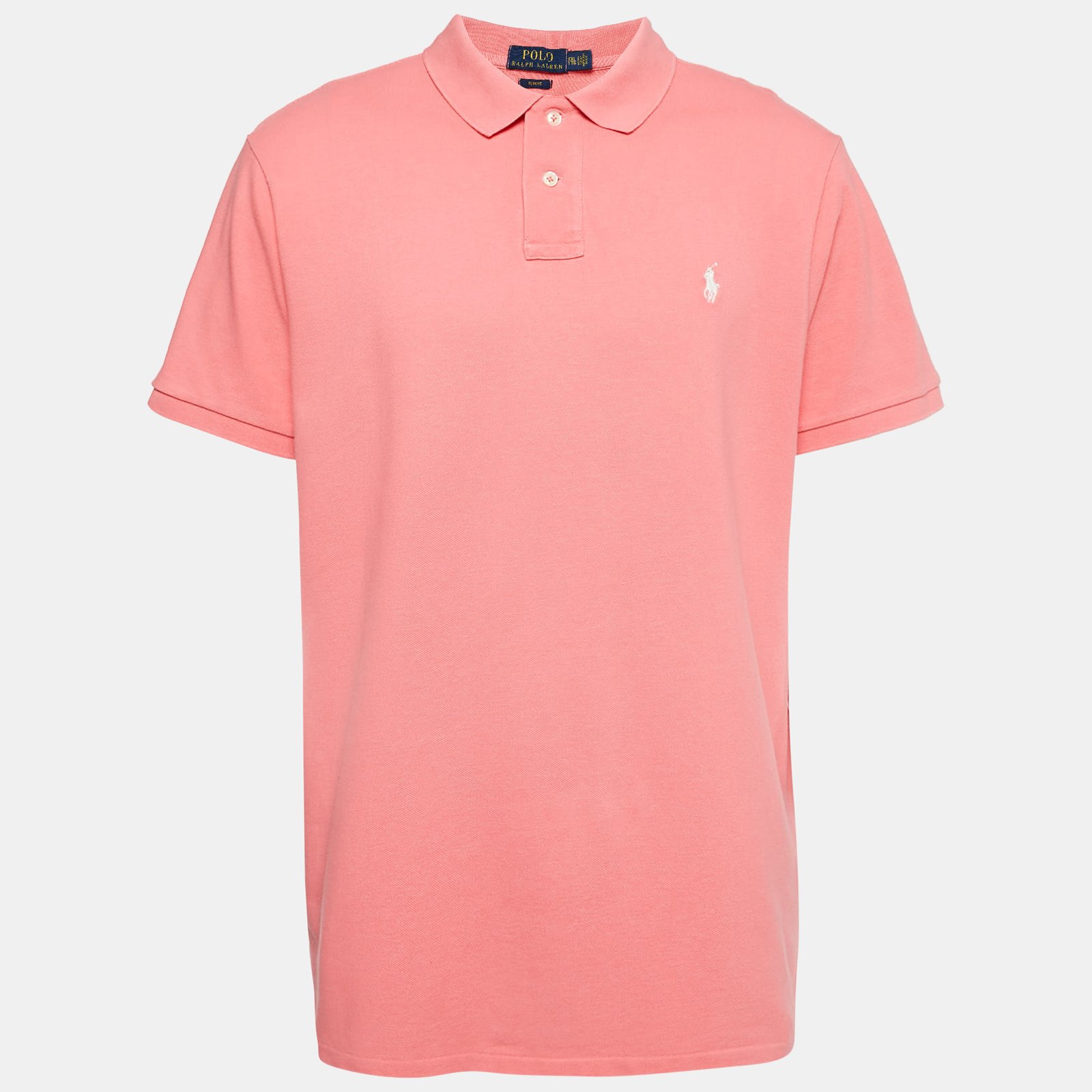 Polo Ralph Lauren Pink Pique Cotton Polo T-Shirt XXL