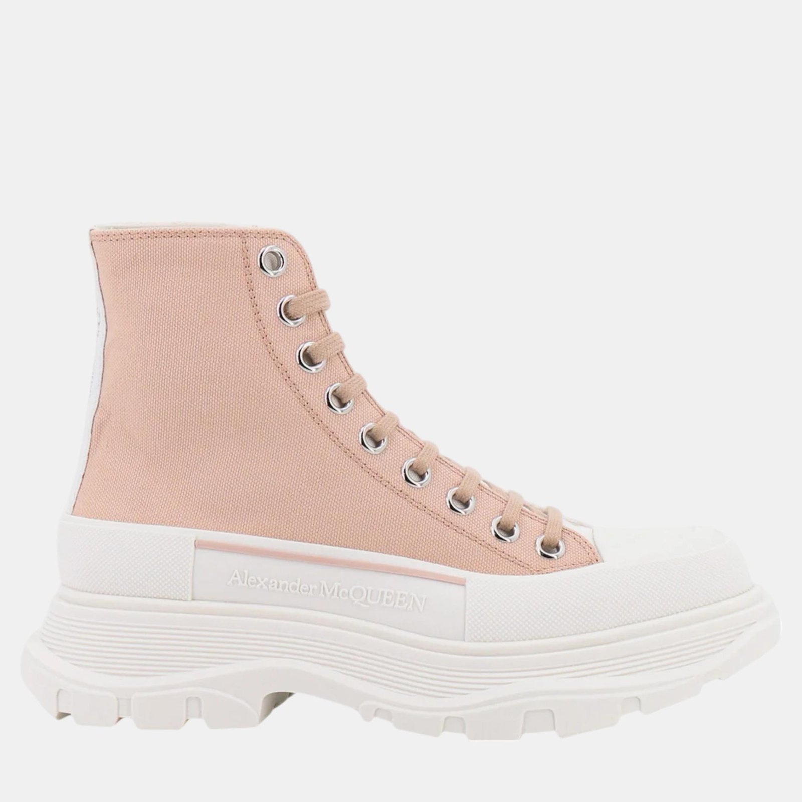 Alexander McQueen Beige Tread Slick Sneakers 41