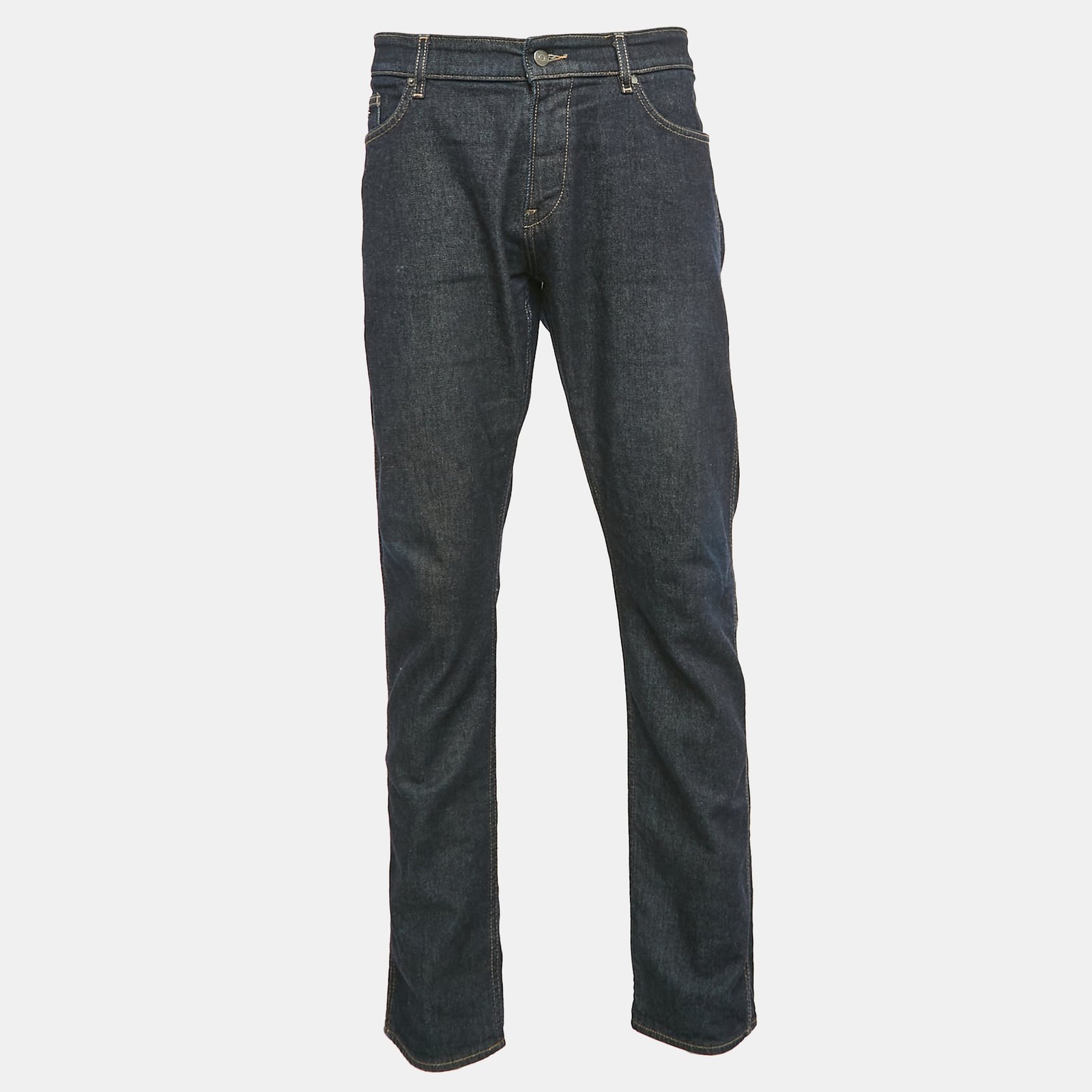 Boss By Hugo Boss Navy Blue Denim Delaware Slim Fit Jeans XXL Waist 38"