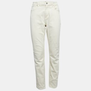 Boss By Hugo Boss White Denim The Jackie Slim Crop Jeans M Waist 30"