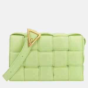 Bottega Veneta Green Padded Cassette Shoulder Bag