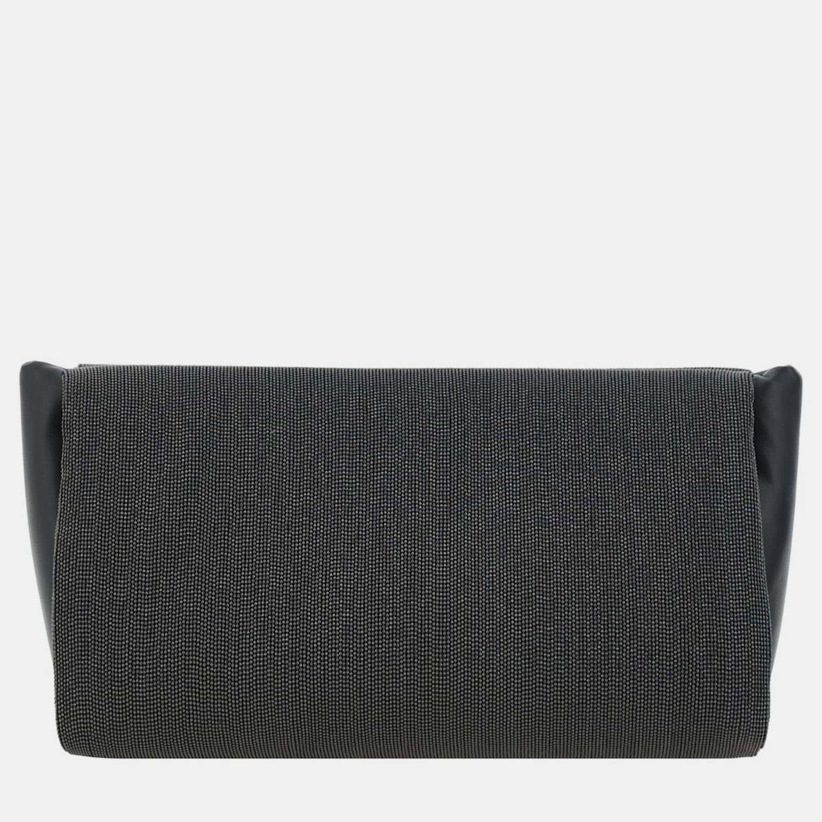 Brunello Cucinelli Grey Leather clutch bag