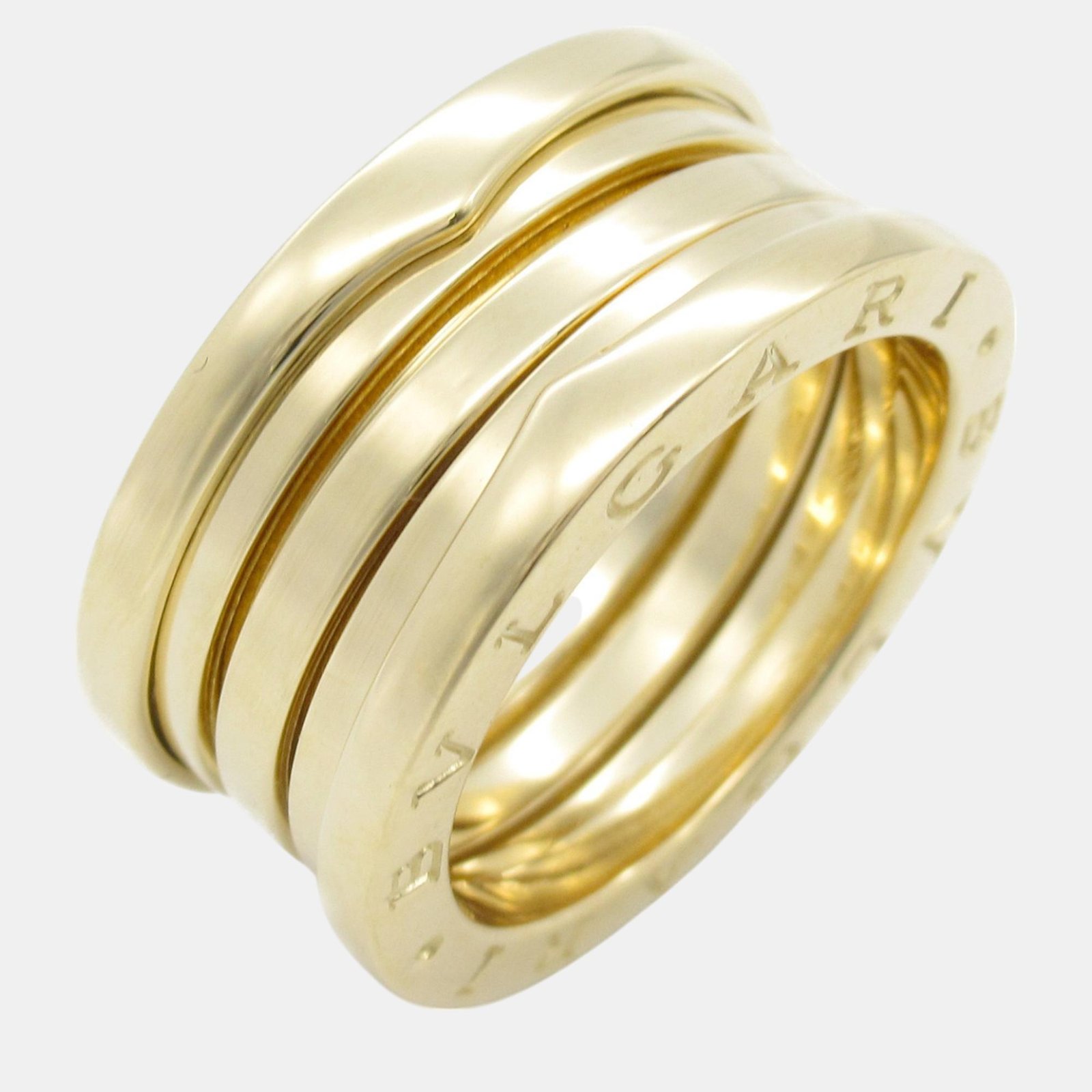 Bvlgari 18k Yellow Gold B-zero1 Ring Ring Size Japan 15 EU 55