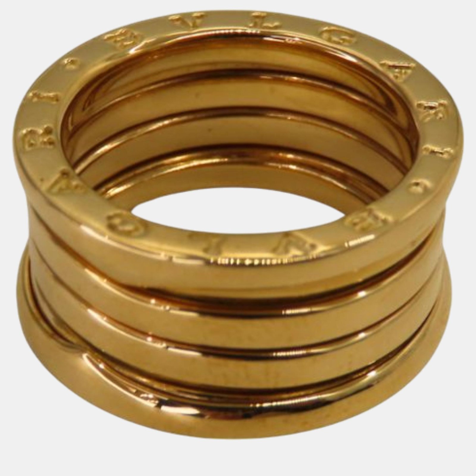 Bvlgari 18K Yellow Gold B.zero1 Ring EU 51