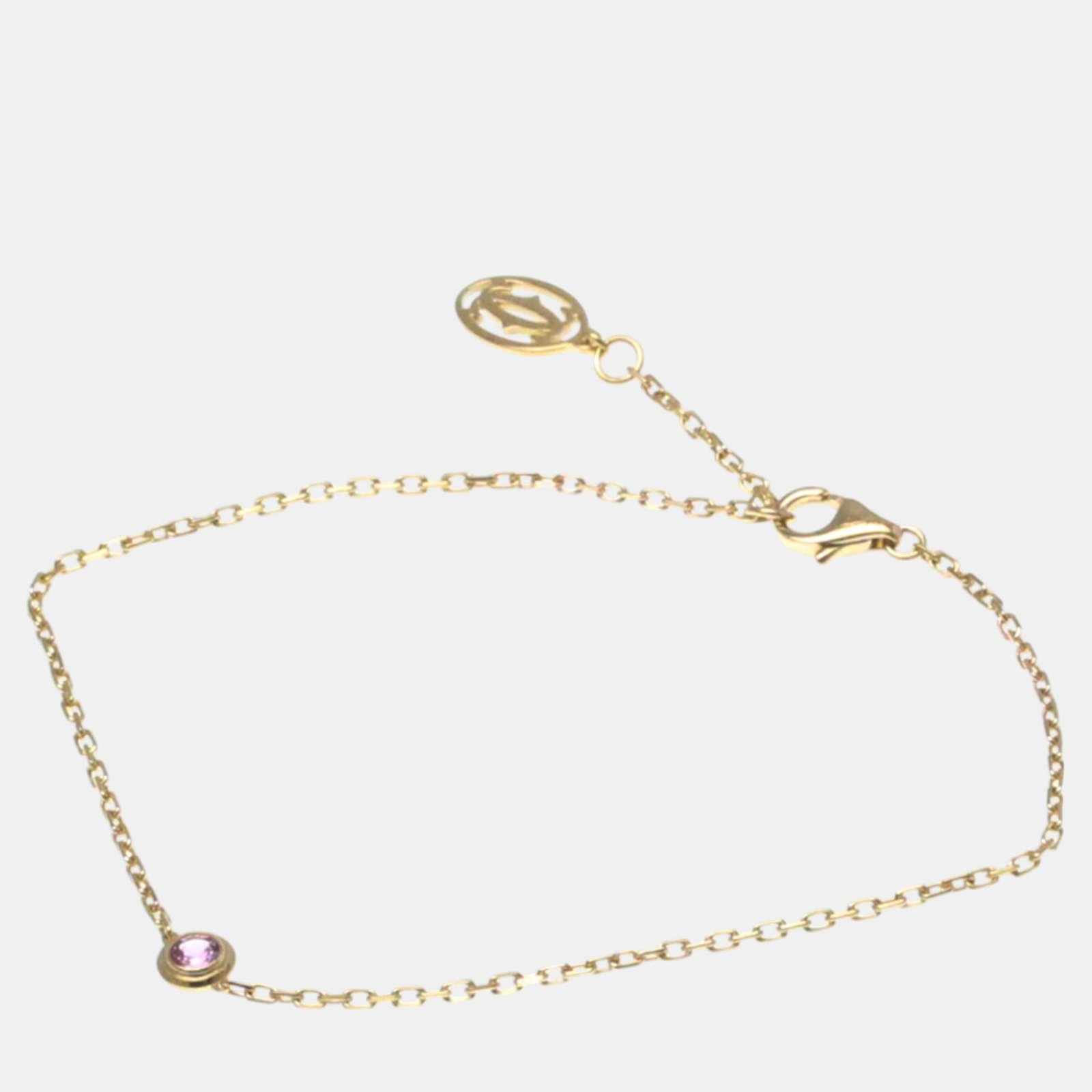 Cartier 18K Rose Gold and Sapphire d'Amour Bracelet