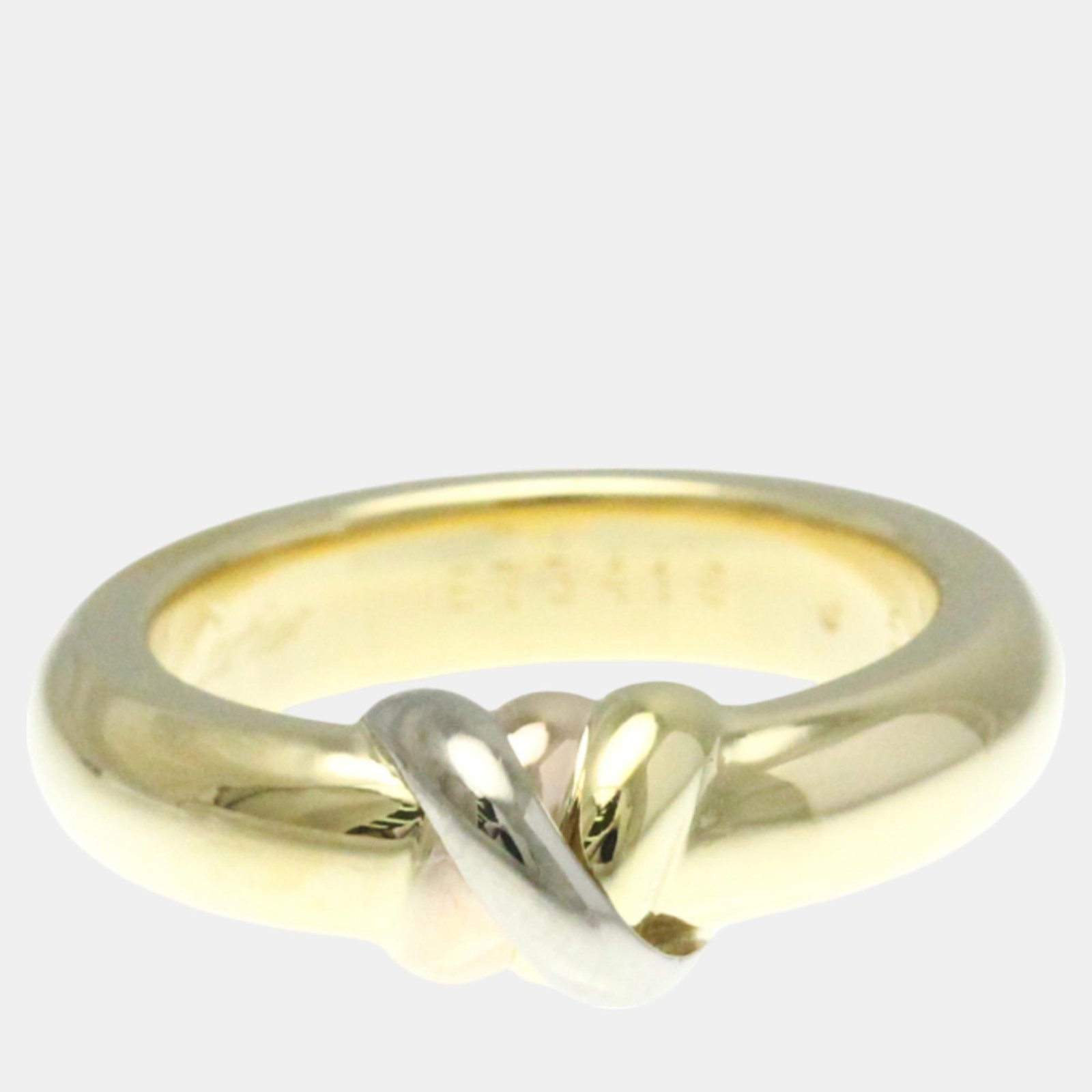 Cartier 18K Yellow, Rose, White Gold Trinity Band Ring EU 51
