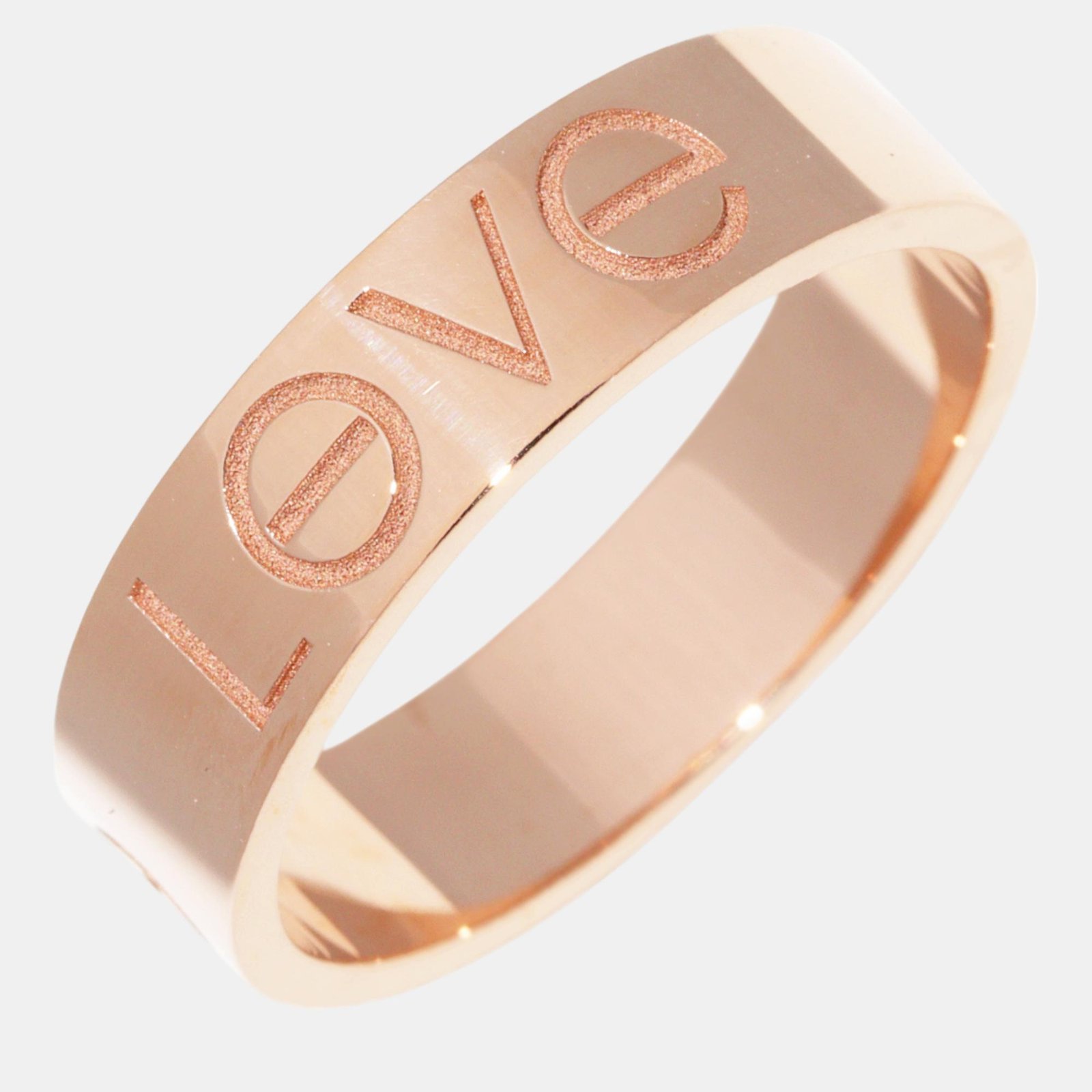 Cartier 18K Pink Gold LOVE Ring 19.5 Size
