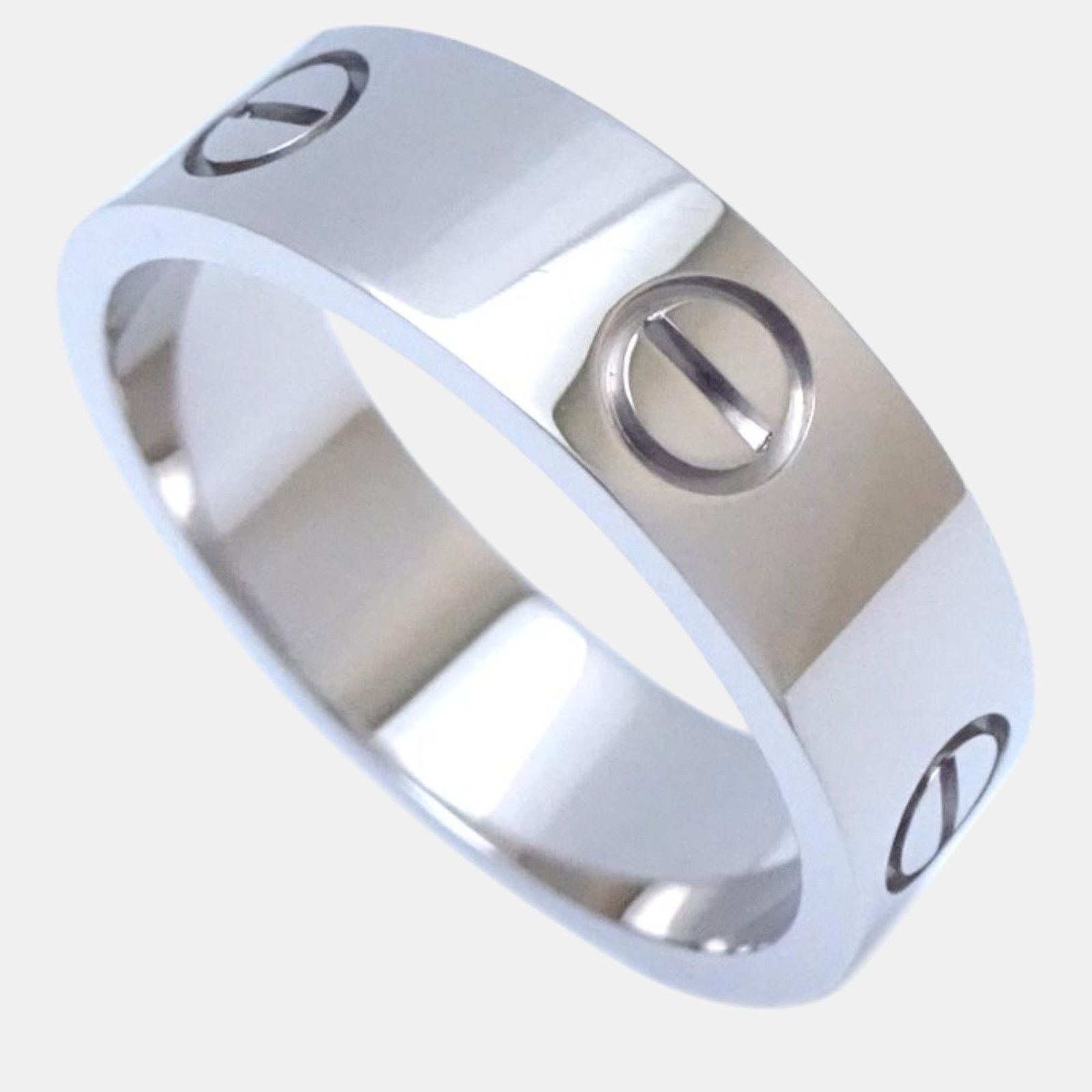 Cartier Love Ring 18K White Gold White Gold