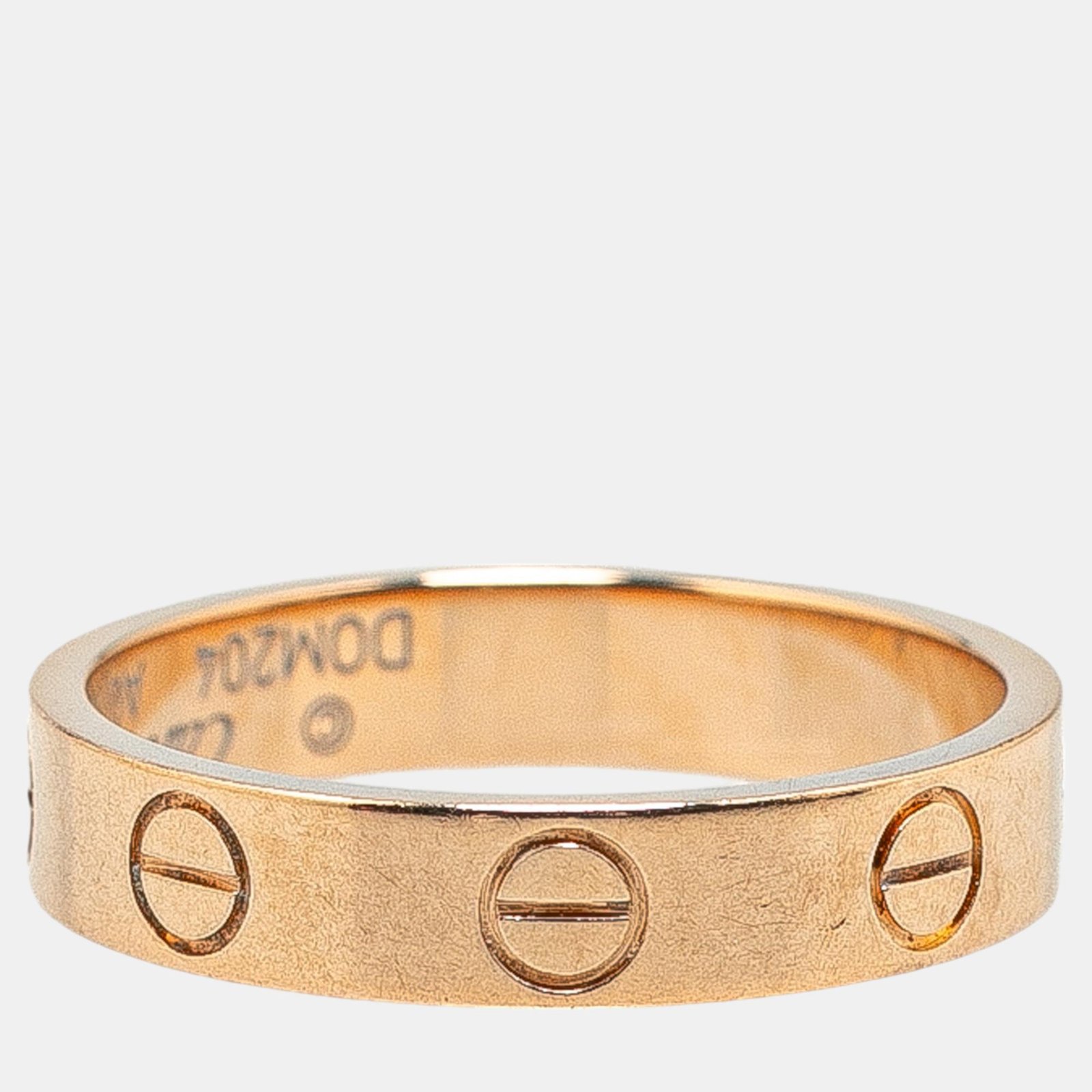Cartier 18K Rose Gold Love Ring