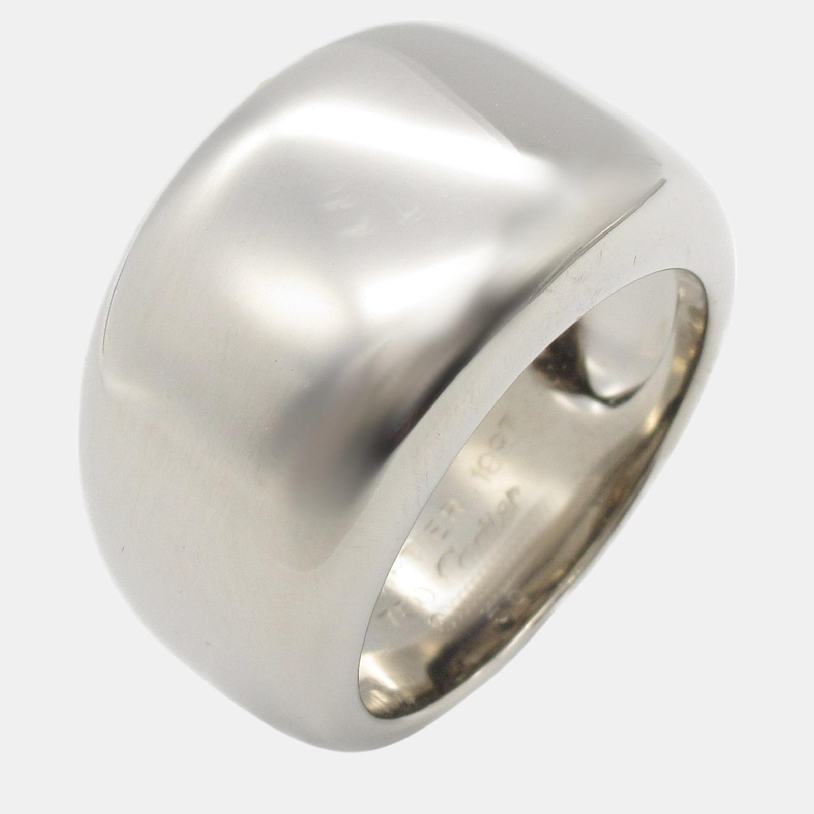 Cartier Nouvelle Vague Ring 18k White Gold EU 55