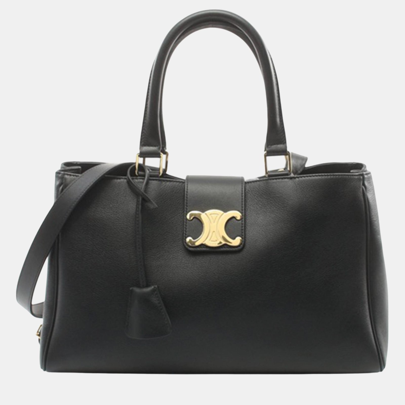 Celine Medium Supple Calfskin Appoline Satchel Bag