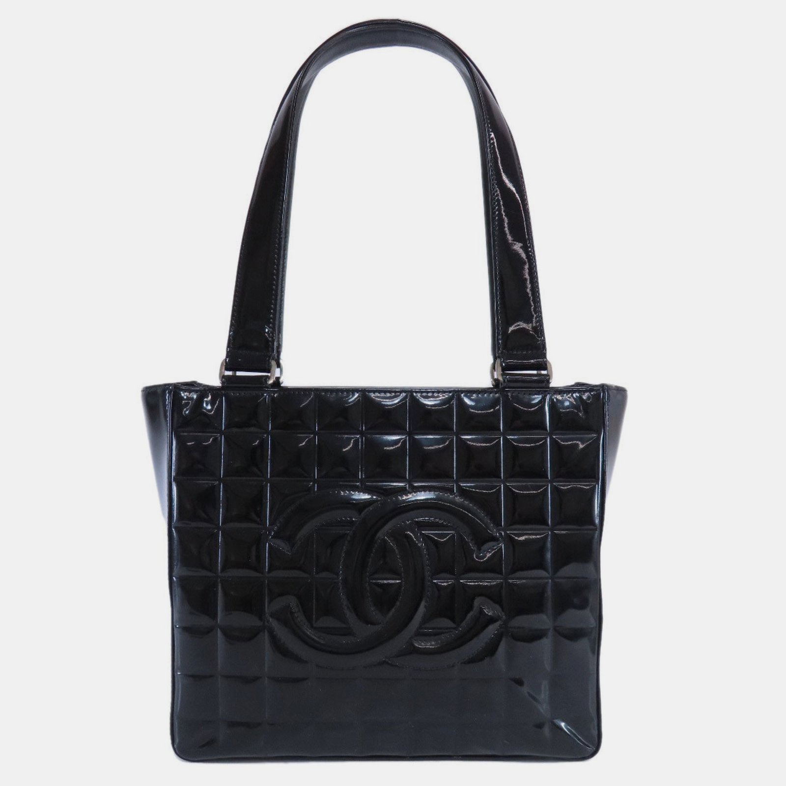 Chanel Enamel Chocolate Bar Tote Bag