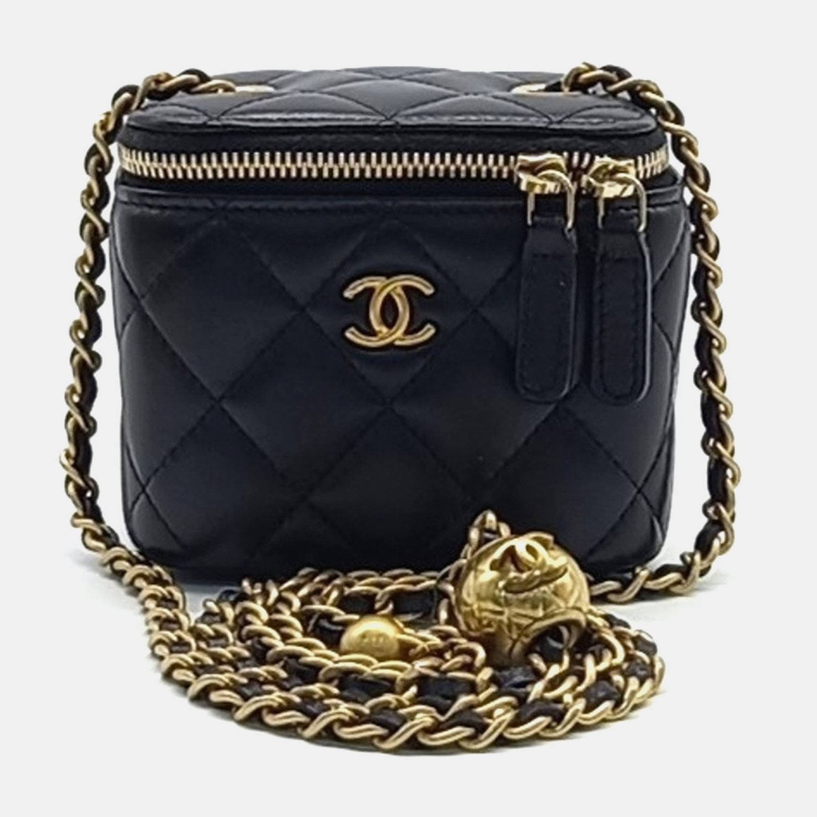 Chanel Golden Ball Mini Vanity Crossbody Bag