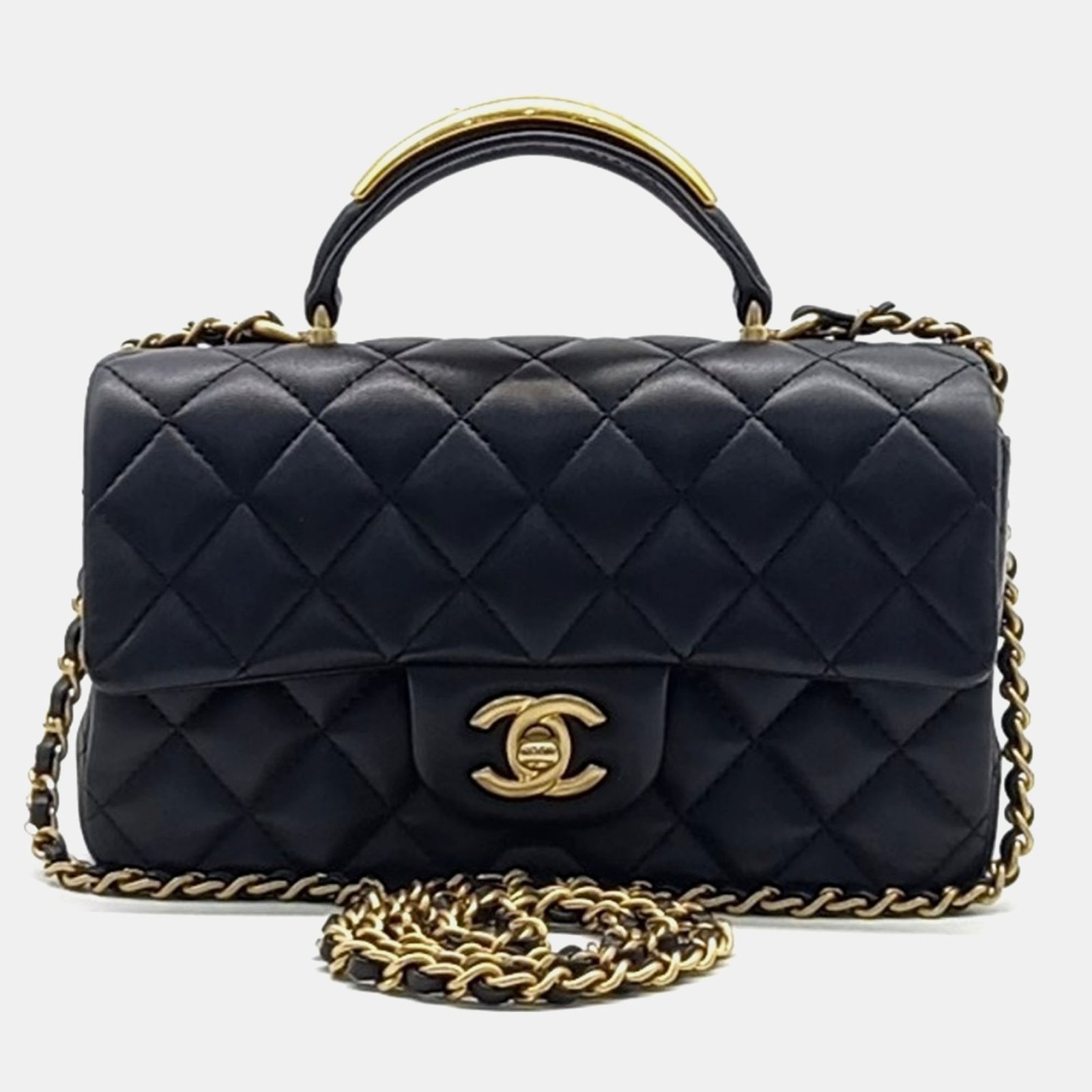 Chanel Top Handle New Mini Crossbody Bag