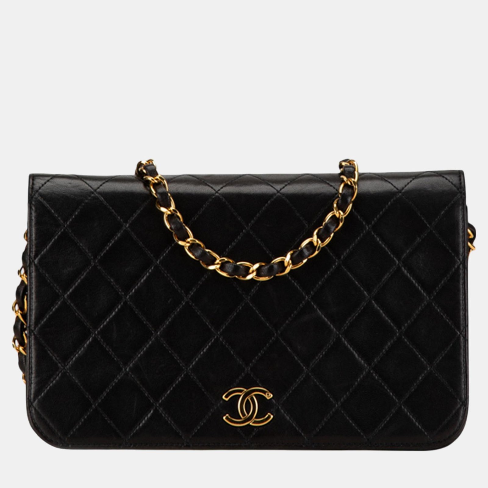 Chanel CC Quilted Lambskin Full Flap