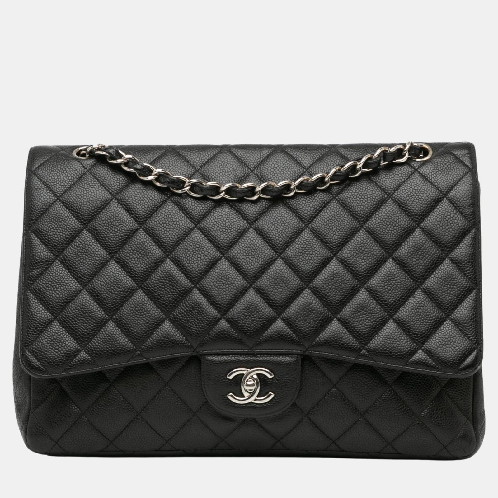 Chanel Maxi Classic Caviar Double Flap