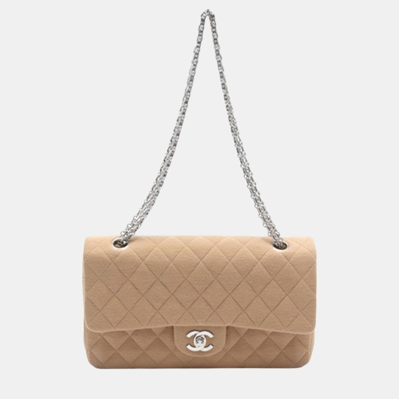 Chanel Medium Classic Jersey Double Flap Bag