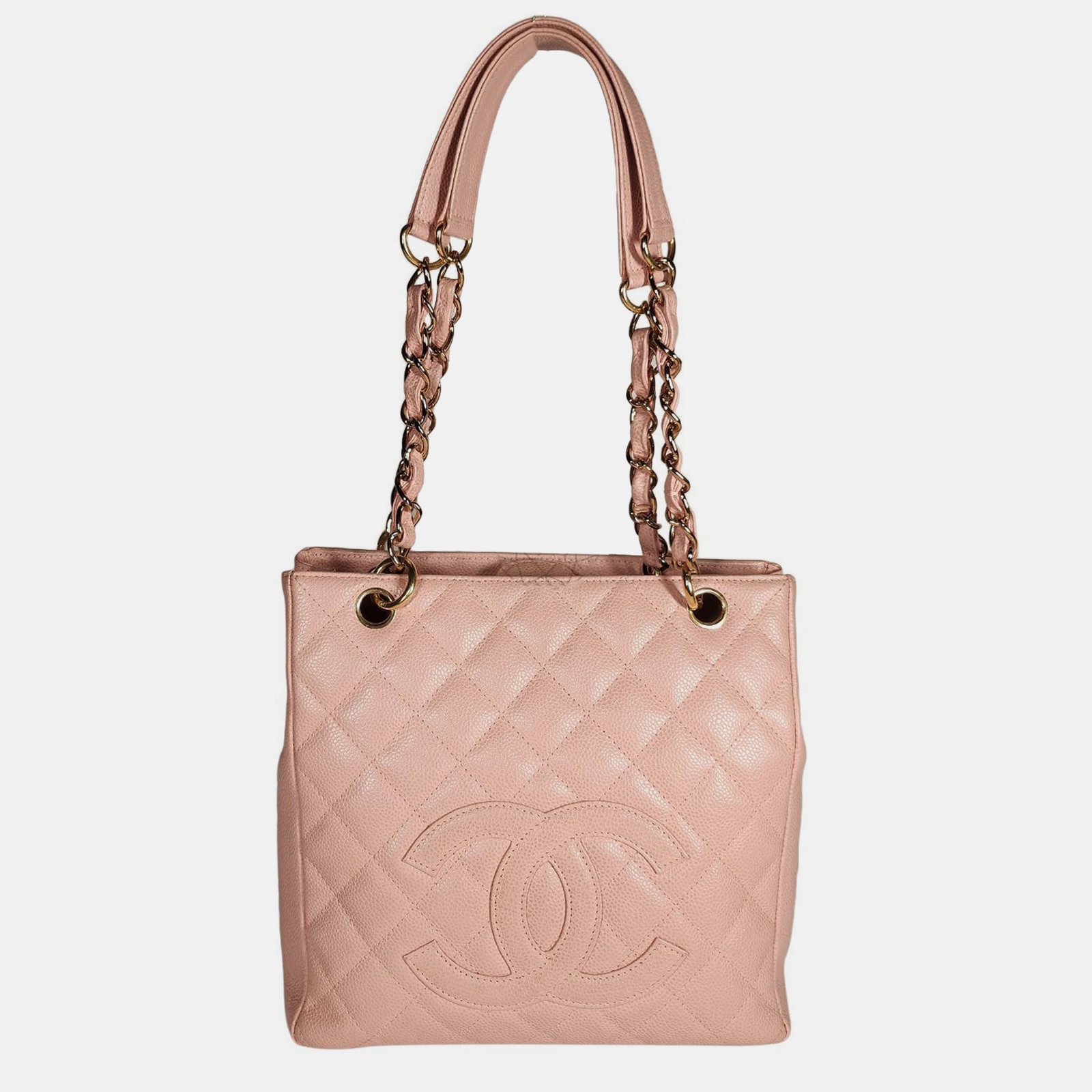 Chanel Pink Caviar GHW PST Tote bag
