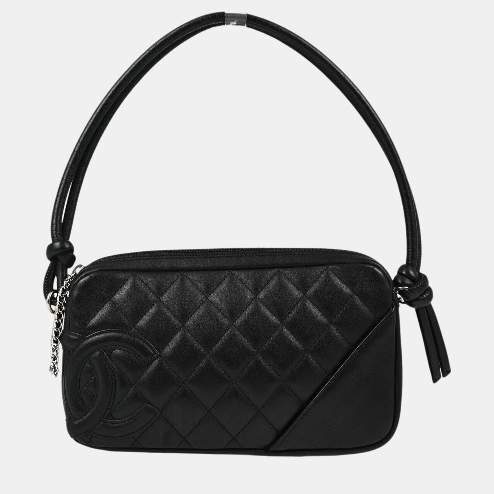 Chanel Black Calfskin Cambon Ligne Handbag