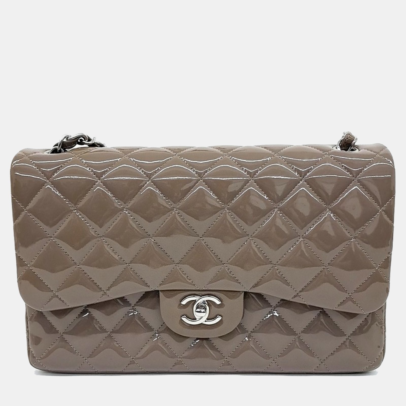 Chanel Patent Classic Jumbo bag